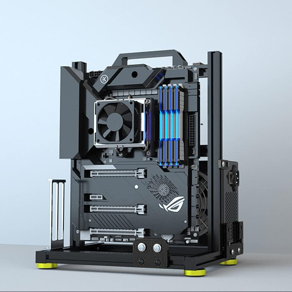 Pc Creative Assembly Frame Test Bench Open Air Frame Case  Diy Computer Motherboard Case Rack  Itx Atx Matx/Eatx Open Aluminum Frame Chassis (Atx)