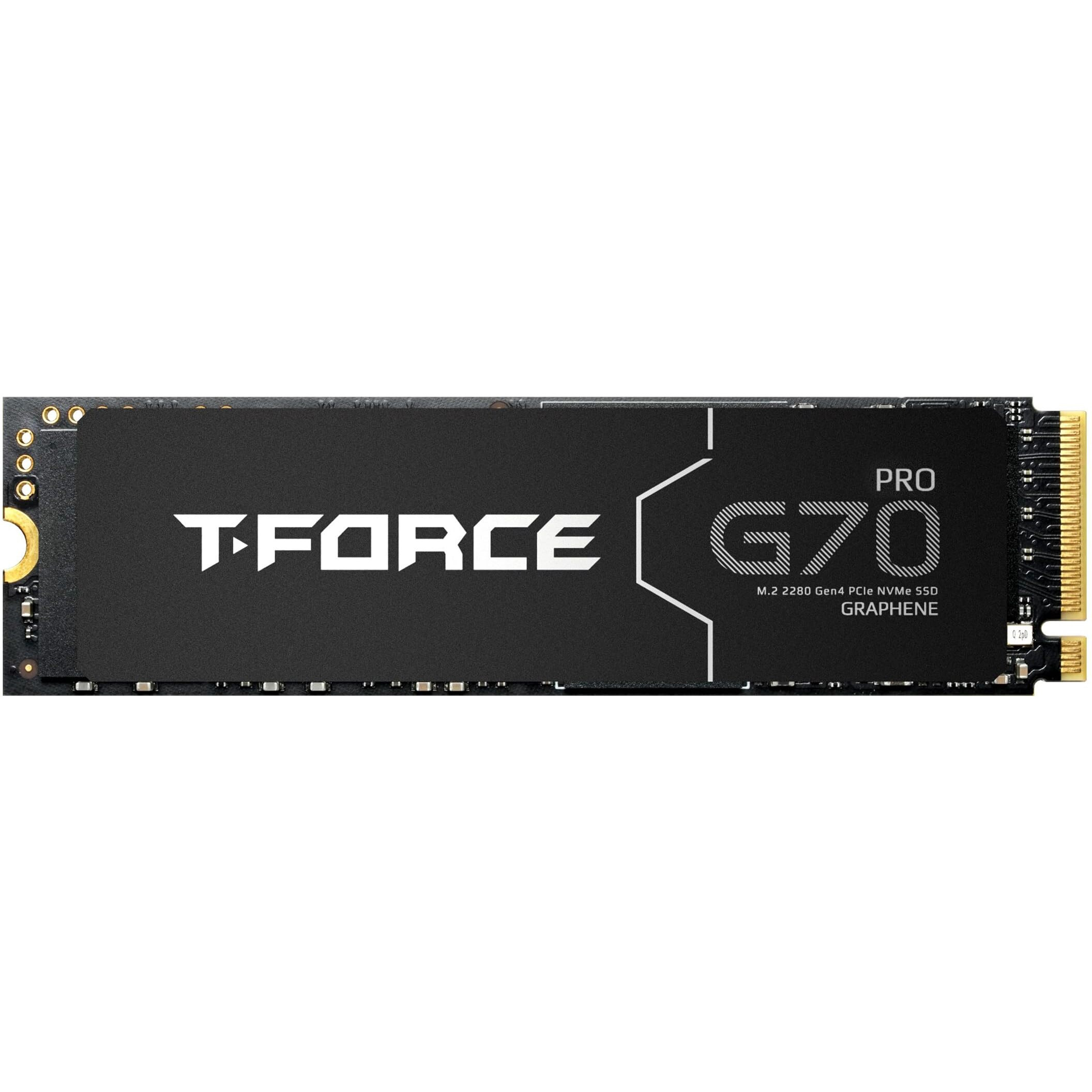 Teamgroup T-Force G70 Pro Graphene Heatsink 2Tb Dram Slc Cache 3D Tlc Nand Nvme Innogrit Pcie Gen4X4 M.2 2280 Gaming Internal Ssd Works With Ps5 Read/Write 7400/6800 Mb/S Tm8Ffh002T0C129