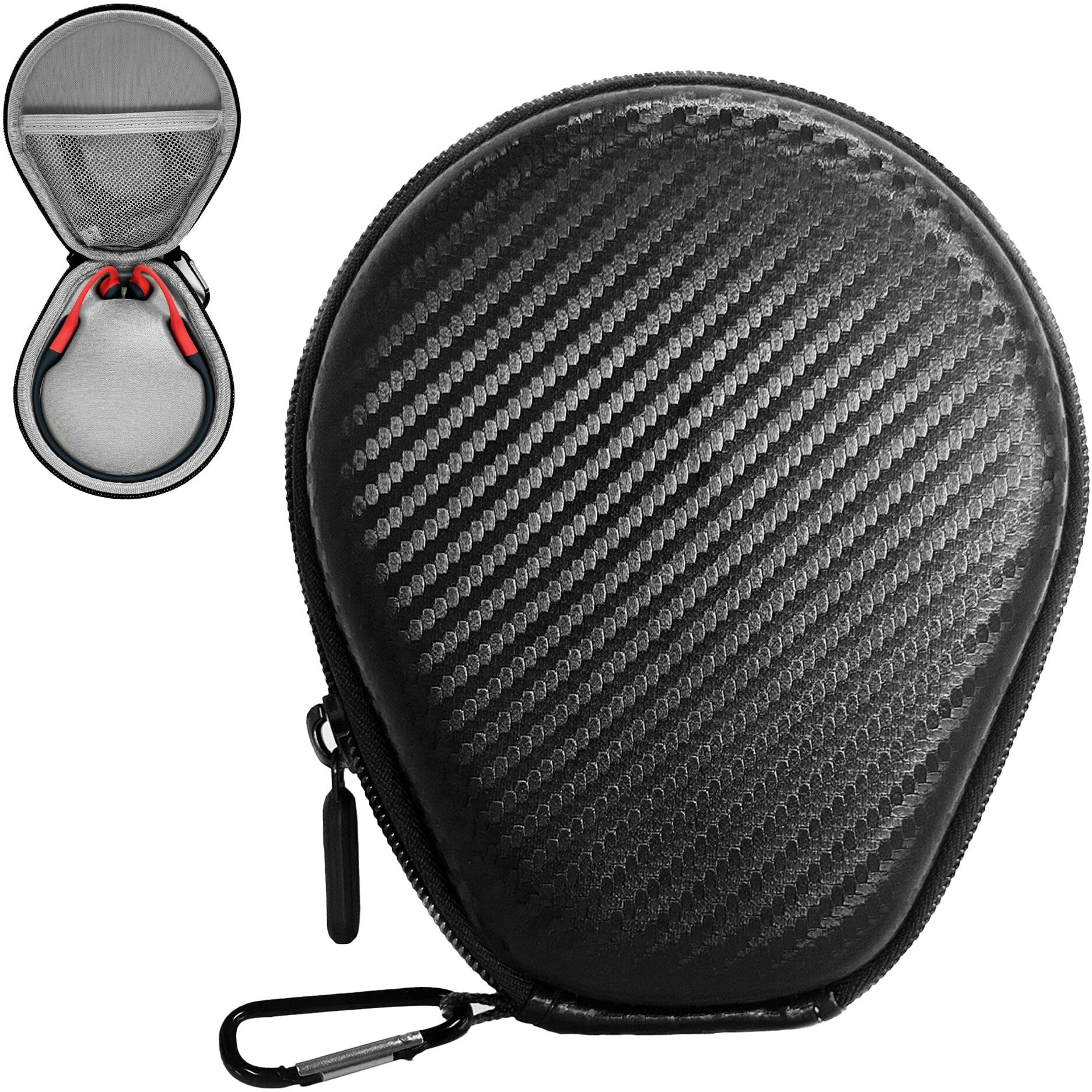 Awinner Compatible For Shokz Case Hard Travel Bag Compatible For Aftershokz Aeropex As800 Shokz Openrun Pro Openswim Openswim Pro Openrun Openrun Mini Opencomm Bone Conduction Headphones