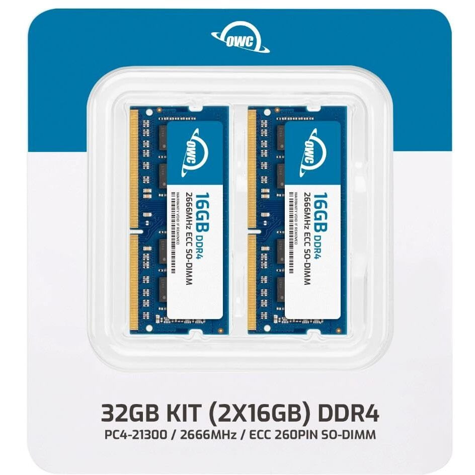 Owc 32Gb (2X16Gb) Ddr4 Ram Compatible With Synology Diskstation Ds723+ And Ds923+ Nas System 2666Mhz Pc4-21300 Cl19 Ecc Unbuffered Sodimm 2Rx8 1.2V Memory Upgrade