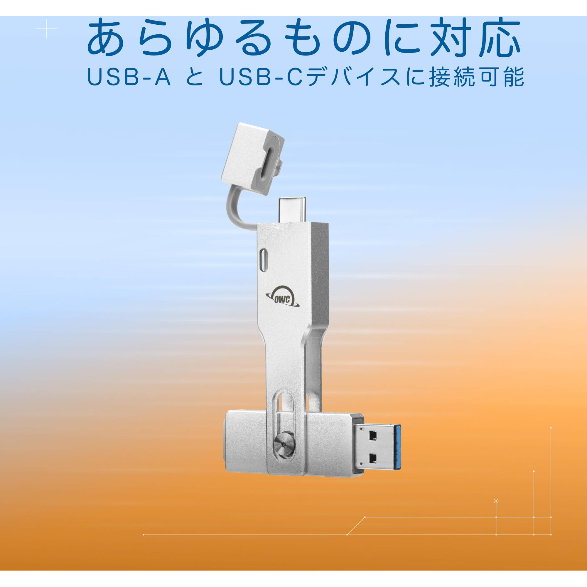 Owc 2Tb Envoy Pro Mini Usb-C + Usb-A (10Gb/S) Portable Ssd