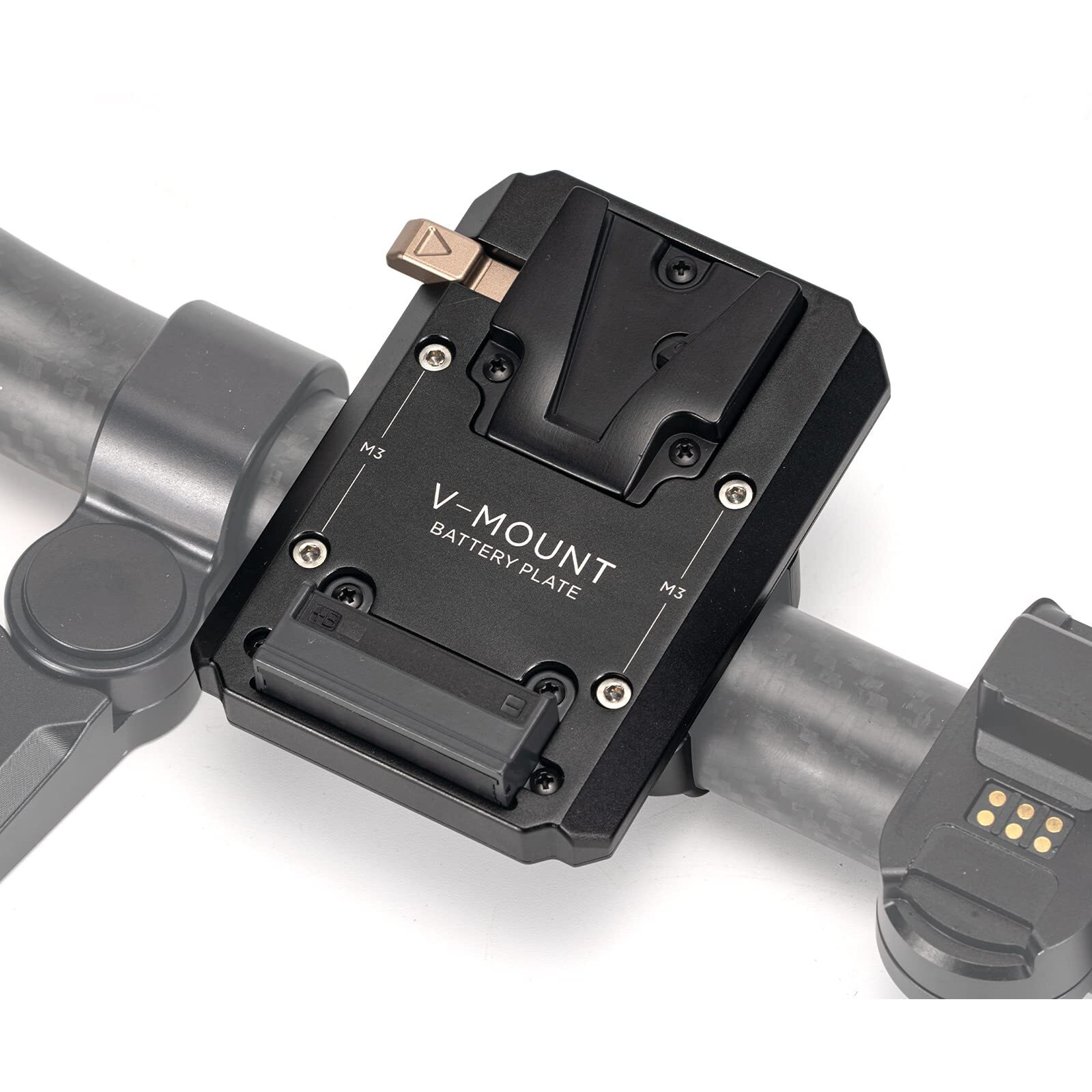 Tilta V-Mount Battery Plate For Basic & Advanced Ring Grip | Compatible With Dji Rs4 Pro / Rs4 / Rs3 Pro / Rs2 Pro | Longer Battery Life | Aluminum And Steel Build | Tga-Rg-V (V-Mount Battery Plate)