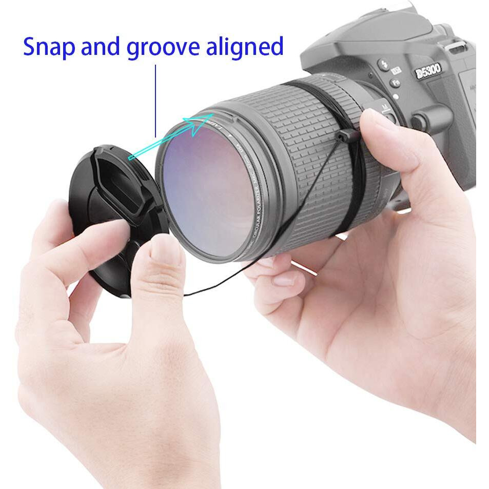 55Mm Lens Cap Cover Compatible With Canon Eos R7 Rf-S 18-150Mm F3.5-6.3 Is Stm Ef-M 18-150Mm F/3.5-6.3 Is Stm Ef-M 11-22Mm F/4-5.6 Is Stm Huipuxiang [2 Pack]