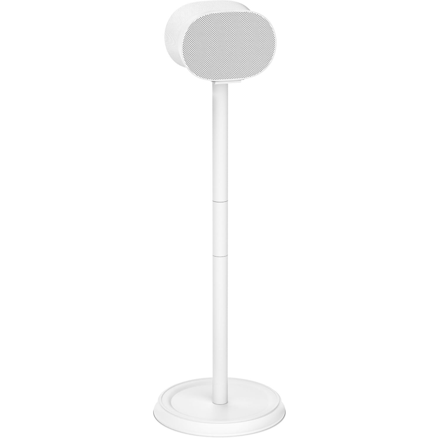 Heavy-Duty Speaker Stand For Sonos Era 300 Stand With Cable Management Floor Speaker Stands For Sonos Era 300 Speaker Stand For Easy And Secure Mounting  White