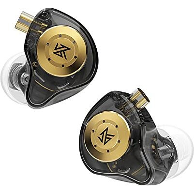 Senleeor Kz Edx Pro Earphones 10Mm Dual Magnetic Circuit Dynamic Driver Hearphones  Senleeor Kz Earphones 1Dd Deep Bass Earbuds With Removable C Pin Cables (No Mic  Black)