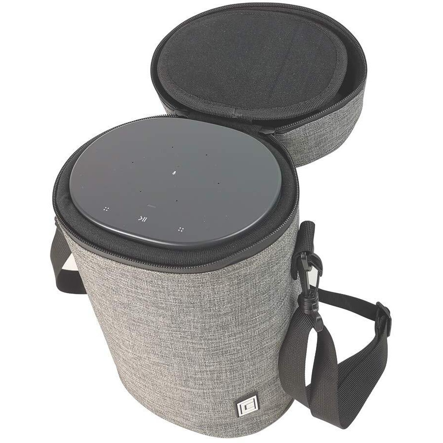 Emaquin Travel And Storage Carrying Case For Sonos Move/Sonos Move 2 Speaker(Both Compatible With Sonos Move/Move 2 And Charging Base Sliver Grey)