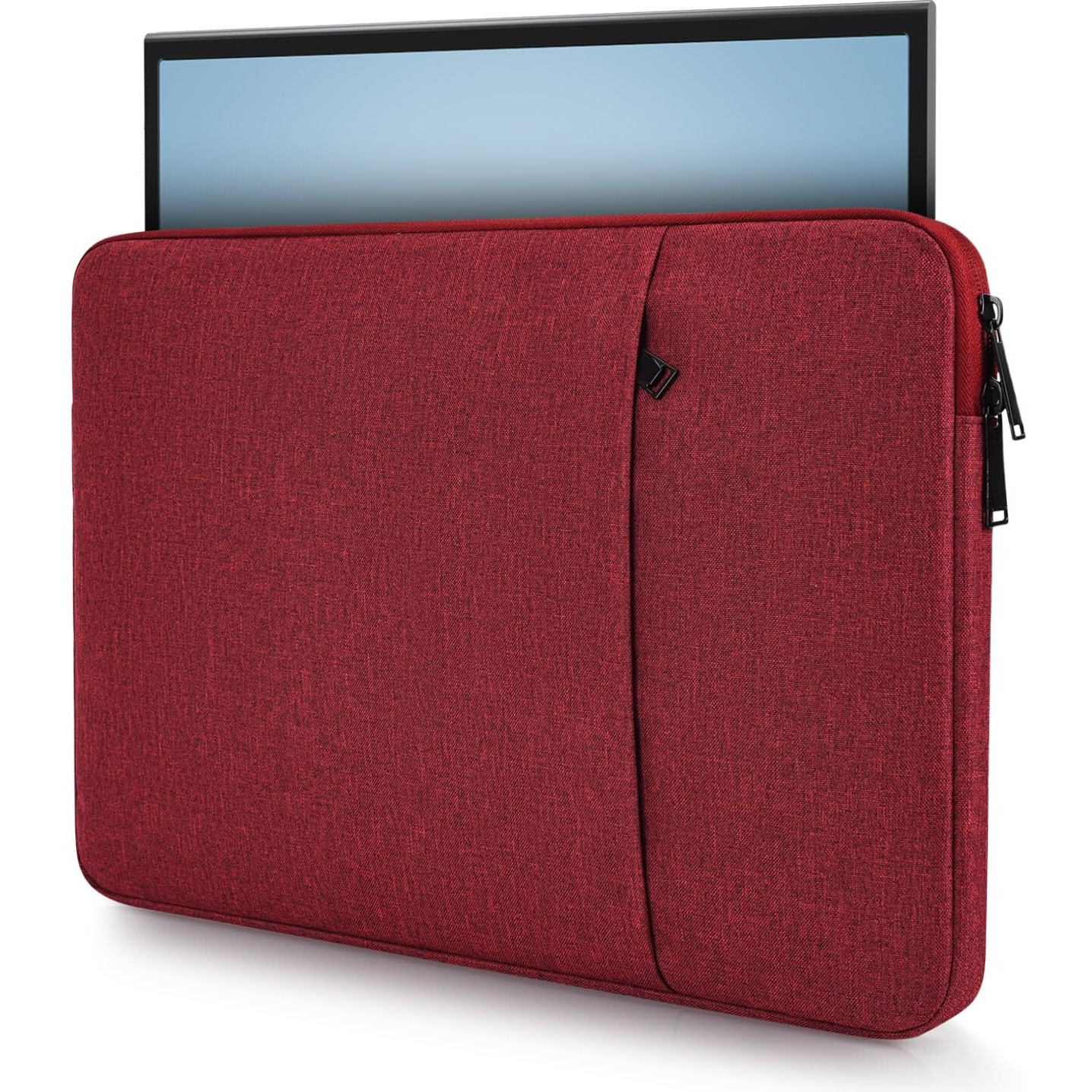 Portable Monitor Case 15.6 Inch  16.1 Inch Carrying Monitor Sleeve Bag For Innoview Arzopa Lepow Gtek Viewsonic Kyy Aoc 15.6"" Usb-C Portable Display Monitors  15"&quotX10.8"" Wine Red