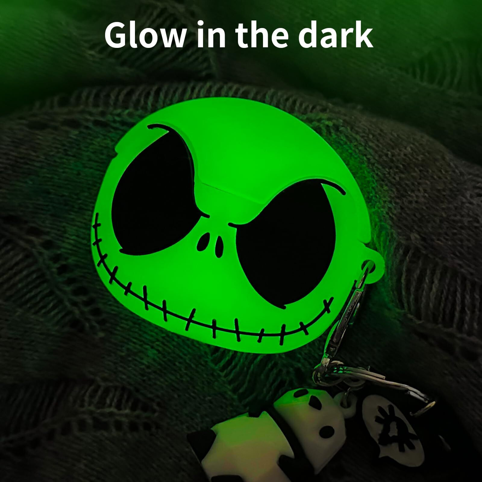 Compatible With Apple Airpods Pro 2Nd/1St Generation Case Cover With Cleaner Kit And Cute Keychain  Glow In The Dark Funny Anime Cool Soft Silicone Protective Skin Case For Airpod Pro And Pro 2