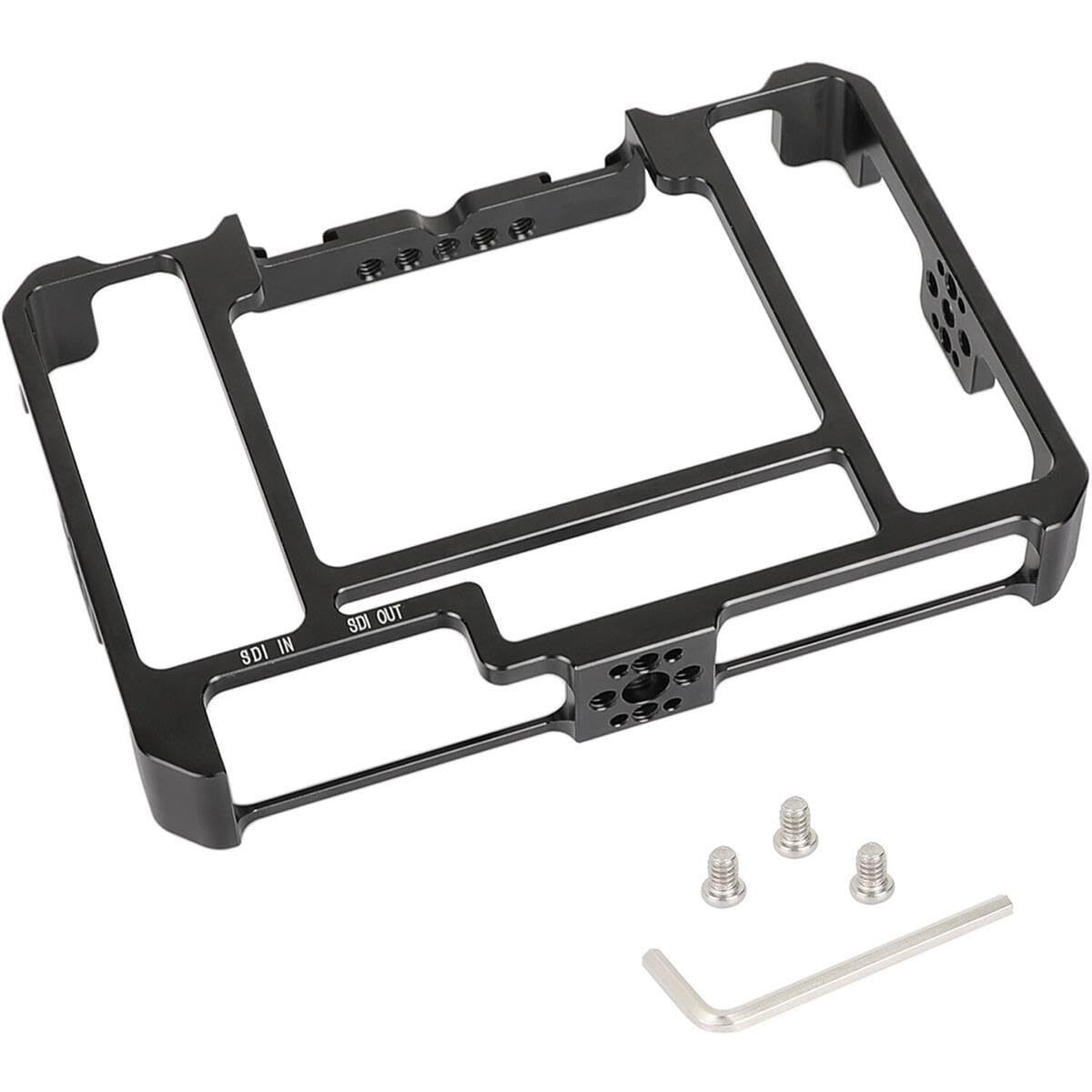 Camvate Form-Fitting Cage Armor Bracket For Feelworld Lut7 & Lut7S 7"" Monitor (Exclusive Use) - 2682