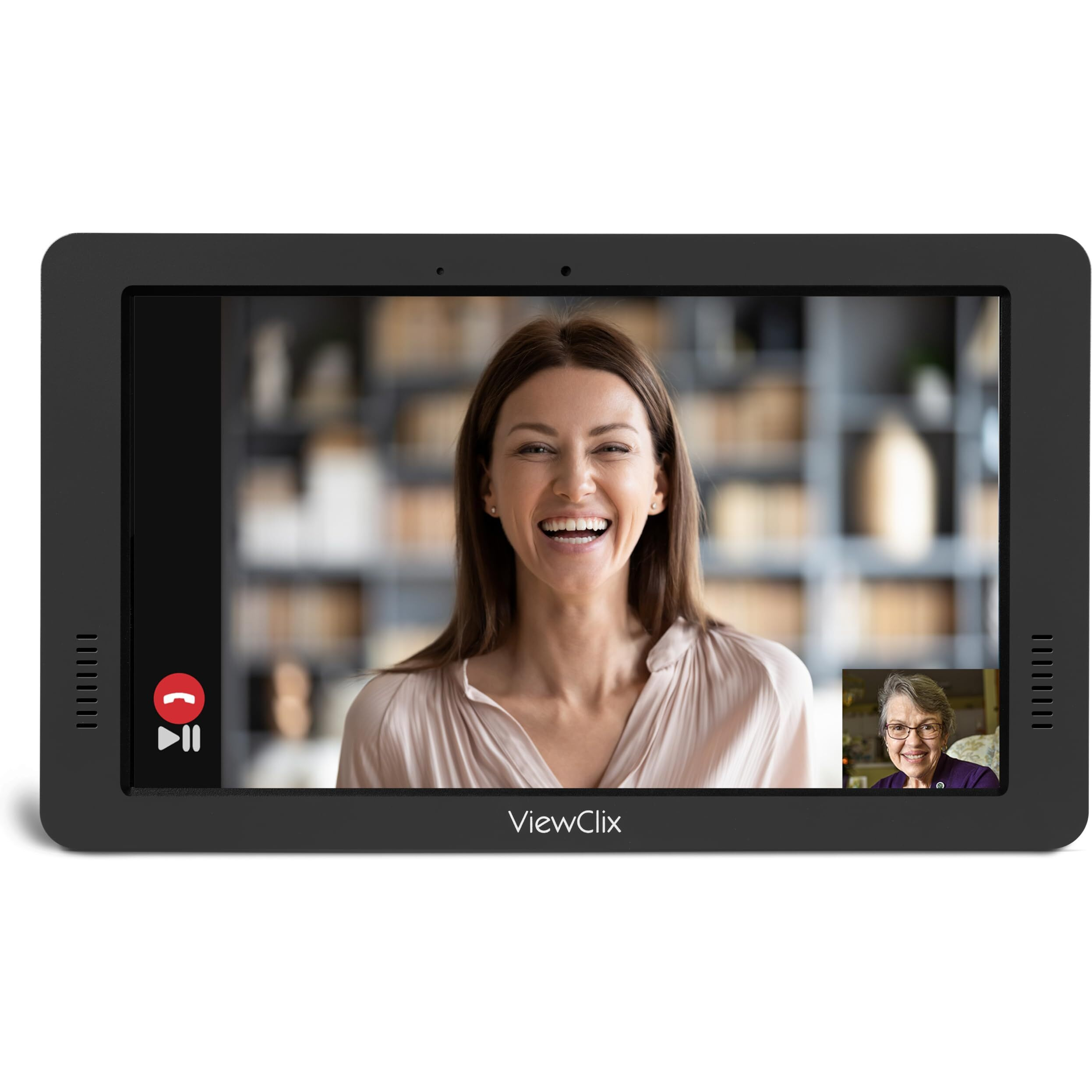 Smart Frame By Viewclix  The Digital Picture Frame With Video Calling | Share Photos & Videos | Add Captions | Designed For Grandparents | Share From Phone | 1 Month Membership Included  15.6