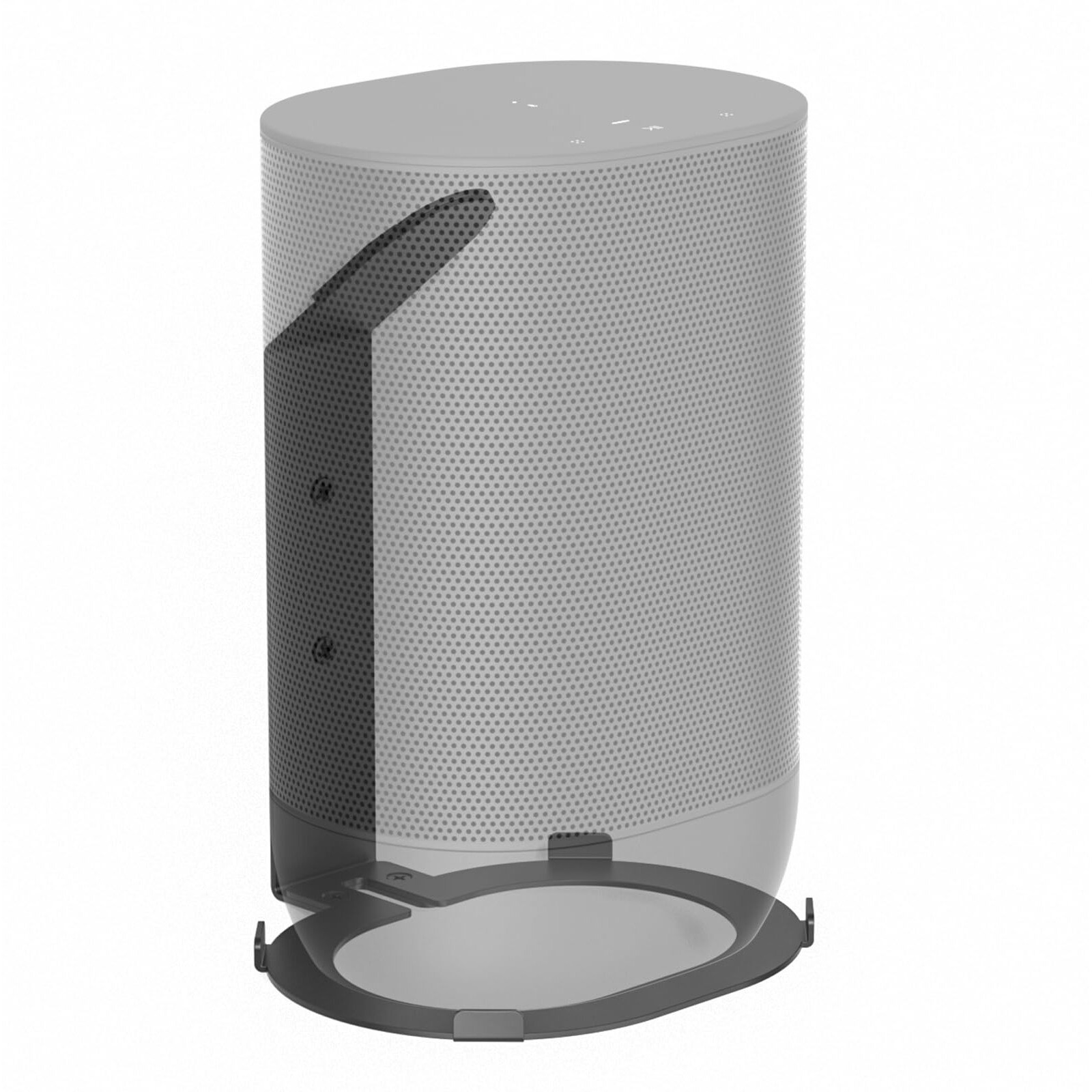 Yibracki Heavy-Duty Wall Mount Bracket For Sonos Move 2 And Move Mount Indoor/Outdoor Easy To Install Speaker Mount  Black