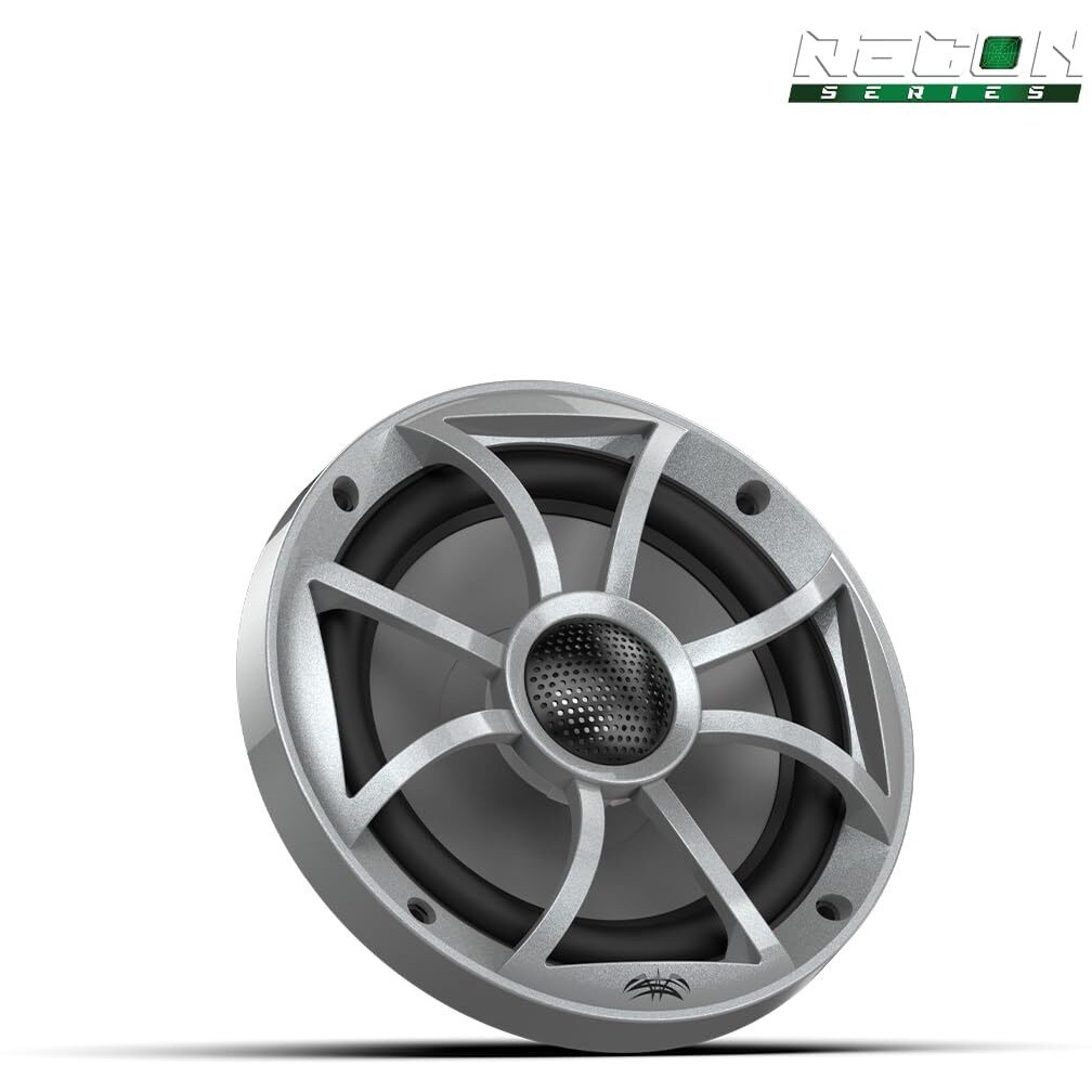 Wet Sounds | Recon 6-S | High Output Component Style 6.5"" Marine Coaxial Speakers With Silver Grille