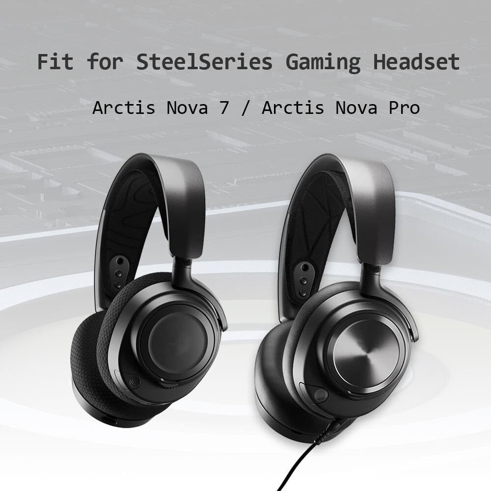 Mjkor Replacement Audio Cable Cord Compatible With Steelseries Arctis Nova 7  Arctis Nova Pro Gaming Headset (Black  Nylon Braided)