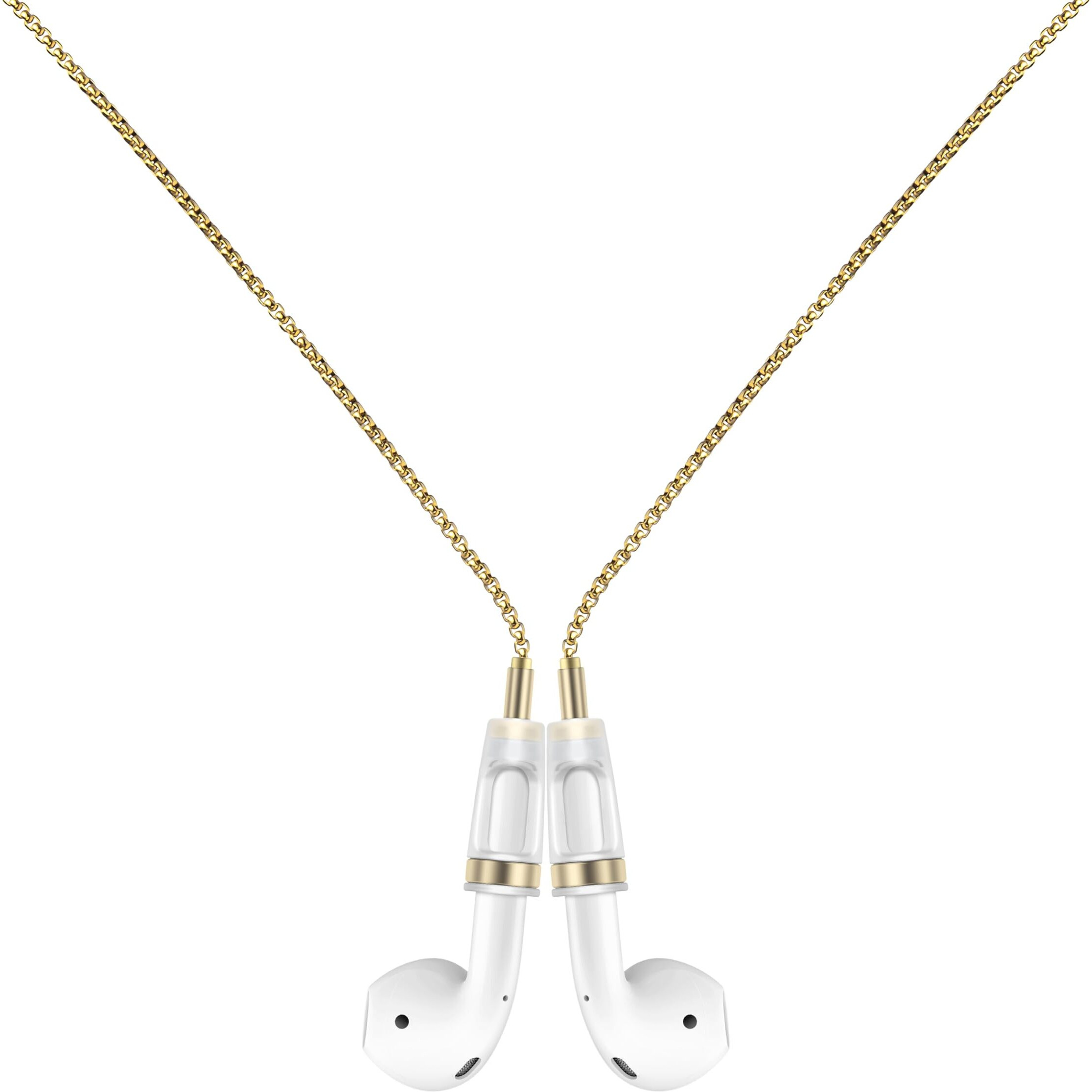 Lawonda Anti-Lost Neck Strap For Airpods  Strong Magnetic Necklace Holder String  Sports Lanyard For Headphone Compatible With Airpods 1&2/ Pro /3Rd /Pro 2 O Gold