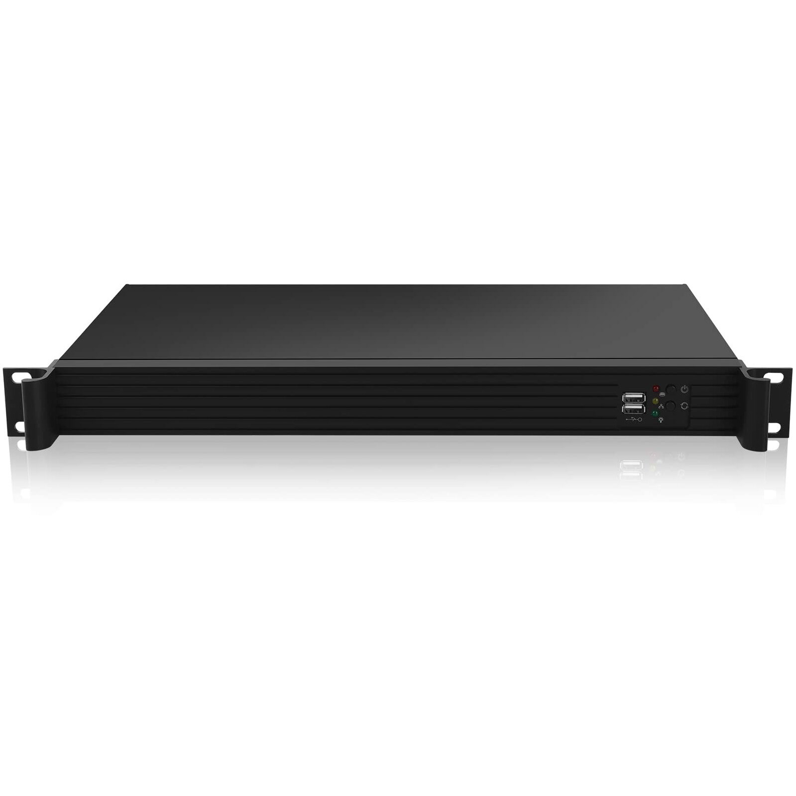 Rackchoice 1U Rackmount Server Chassis 9.84"" Depth Support Mini-Itx M/B Only