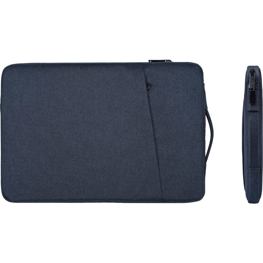 Portable Monitor Case 18.5 Inch 18 Inch Storage Sleeve Bag For Innoview Visonowl Uperfect Arzopa Most Large 18.5 Inch Portable Monitor Carrying Pouch Bag With Pocket Navy Blue(17.5X11.8 Inch)