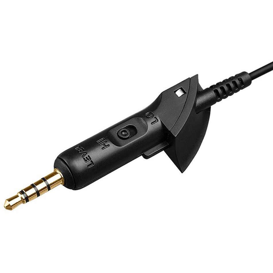 Qc15 Headphone Replacement Cable Audio Cord Extension Wire Compatible With Bose Quietcomfort 15 Qc15 Qc 15 Qc2 Headphones (Without Mic  Black)