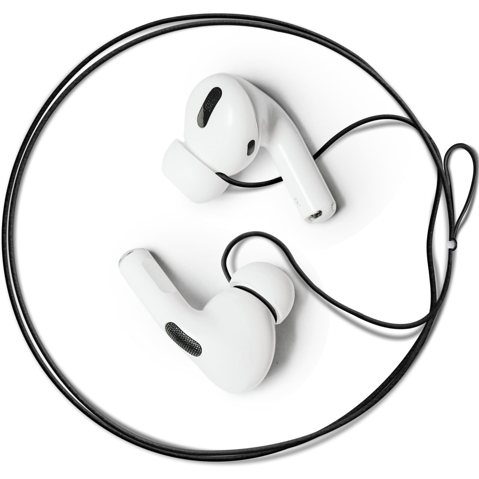 Podstring New Version Of Anti-Lost Strap For Wireless In-Ear Earbuds (Black) (Airpods Pro 1St & 2Nd  Sony  Beats  Samsung  Bose) (Not For Airpods 2Nd & 3Rd)