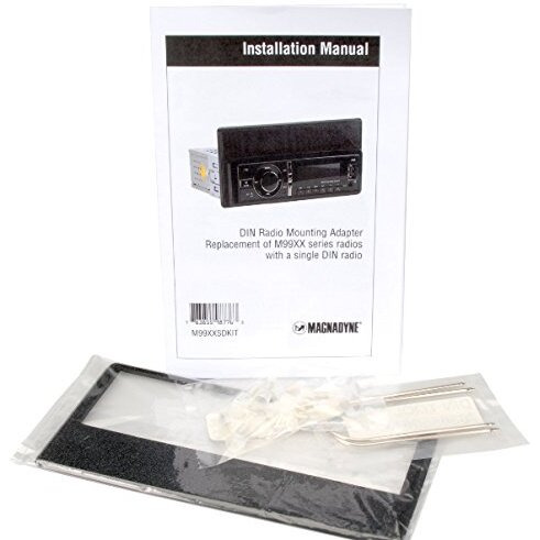 Magnadyne M99Xxsdkit Car Radio Mounting Kit 1.5 Din To 1 Din Adaptor (Black)