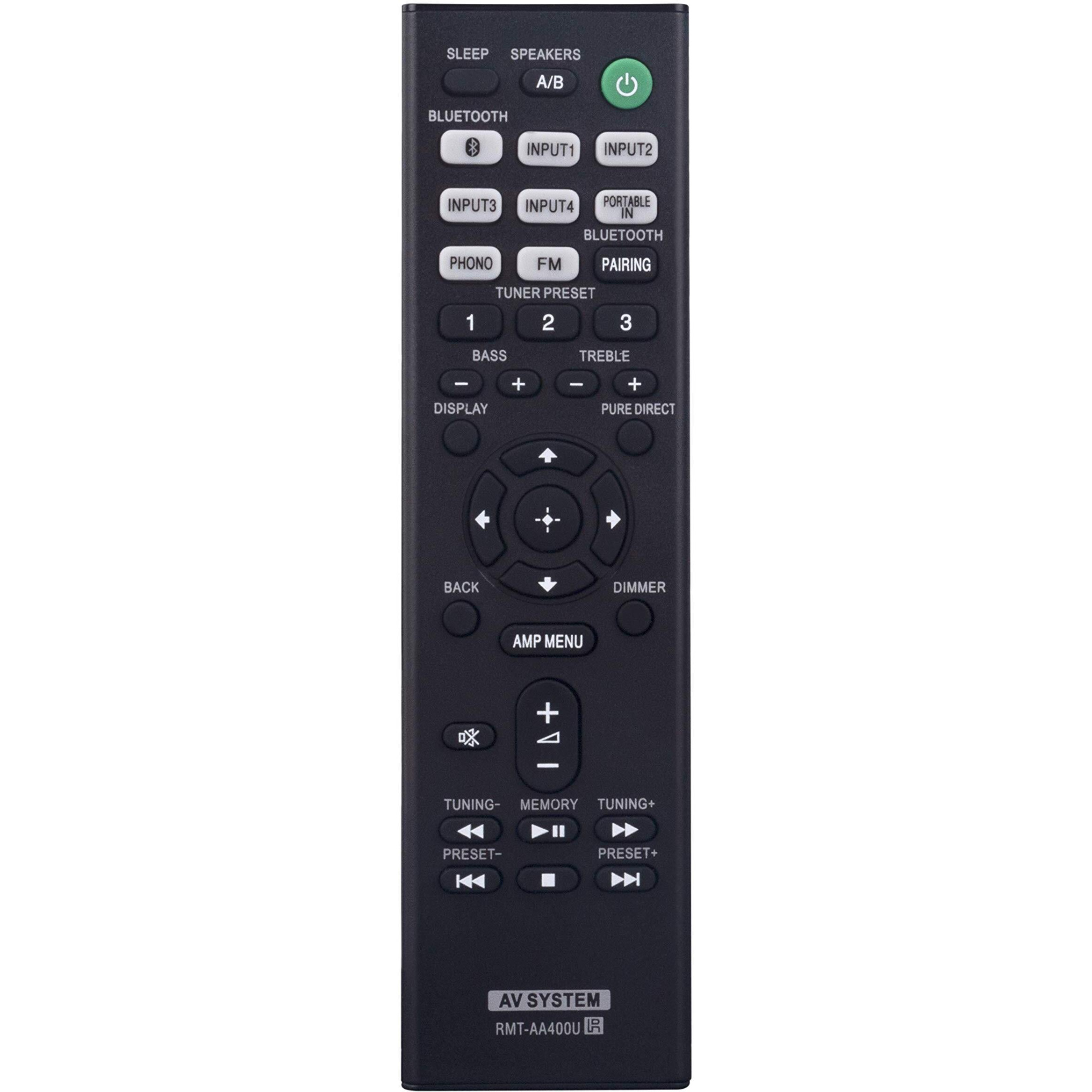 Rmt-Aa400U Replaced Remote Fit For Sony Stereo Receiver Home Theater Str-Dh190
