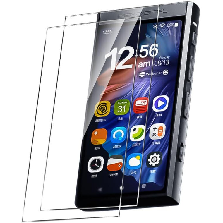 Audiopartner 9H Hardness Premium Scratch-Proof Protective Screen Protector Tempered Glass Film For Hiby Digital M300 Hifi Music Player (2Pcs)