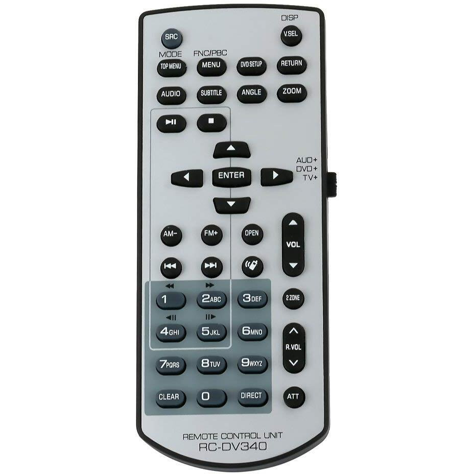 Rc-Dv340 Remote Control Replaced For Kenwood Audio System Rcdv340