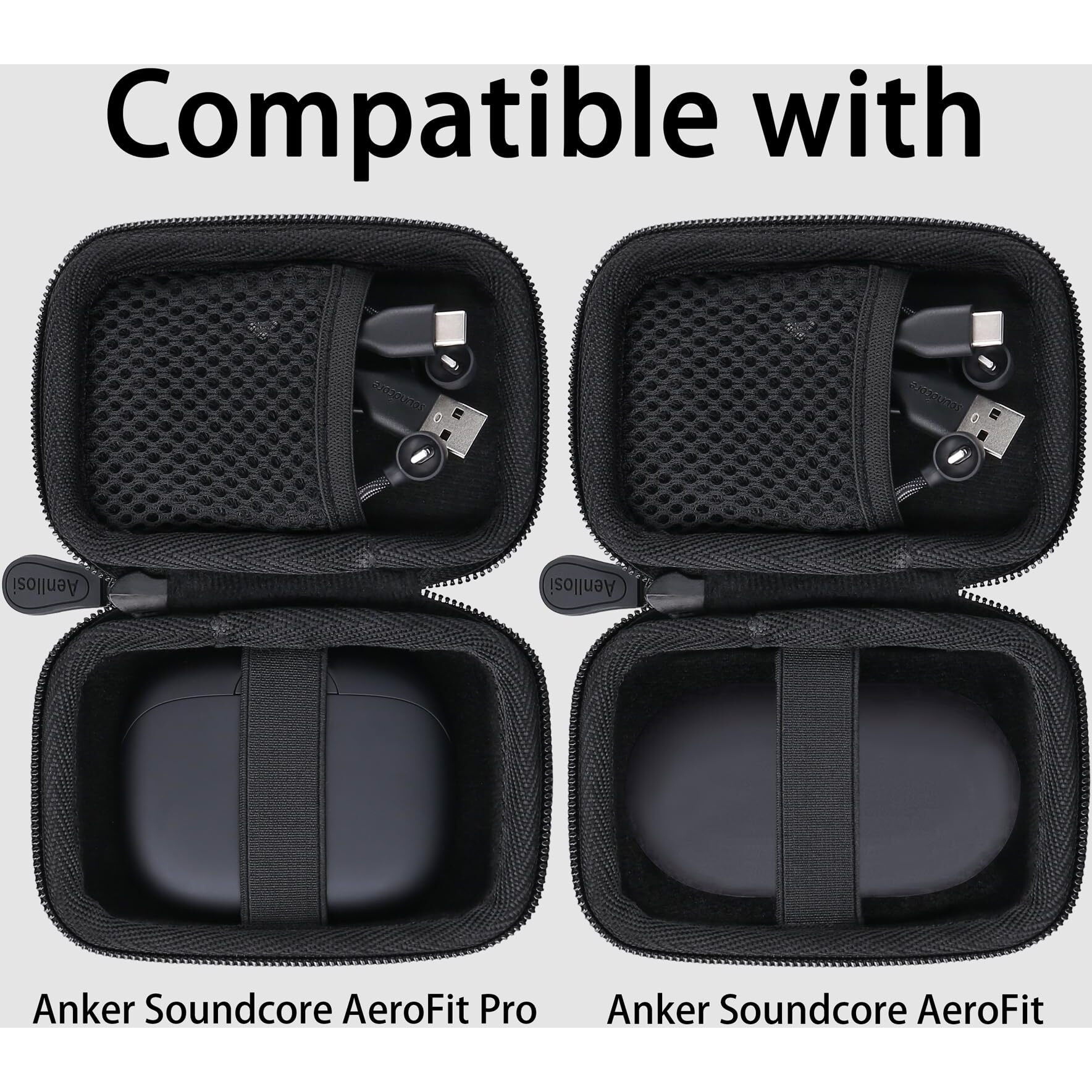 Relacement For Anker Soundcore Aerofit Pro/Aerofit Open-Ear Headphones Hard Carry Case By Aenllosi