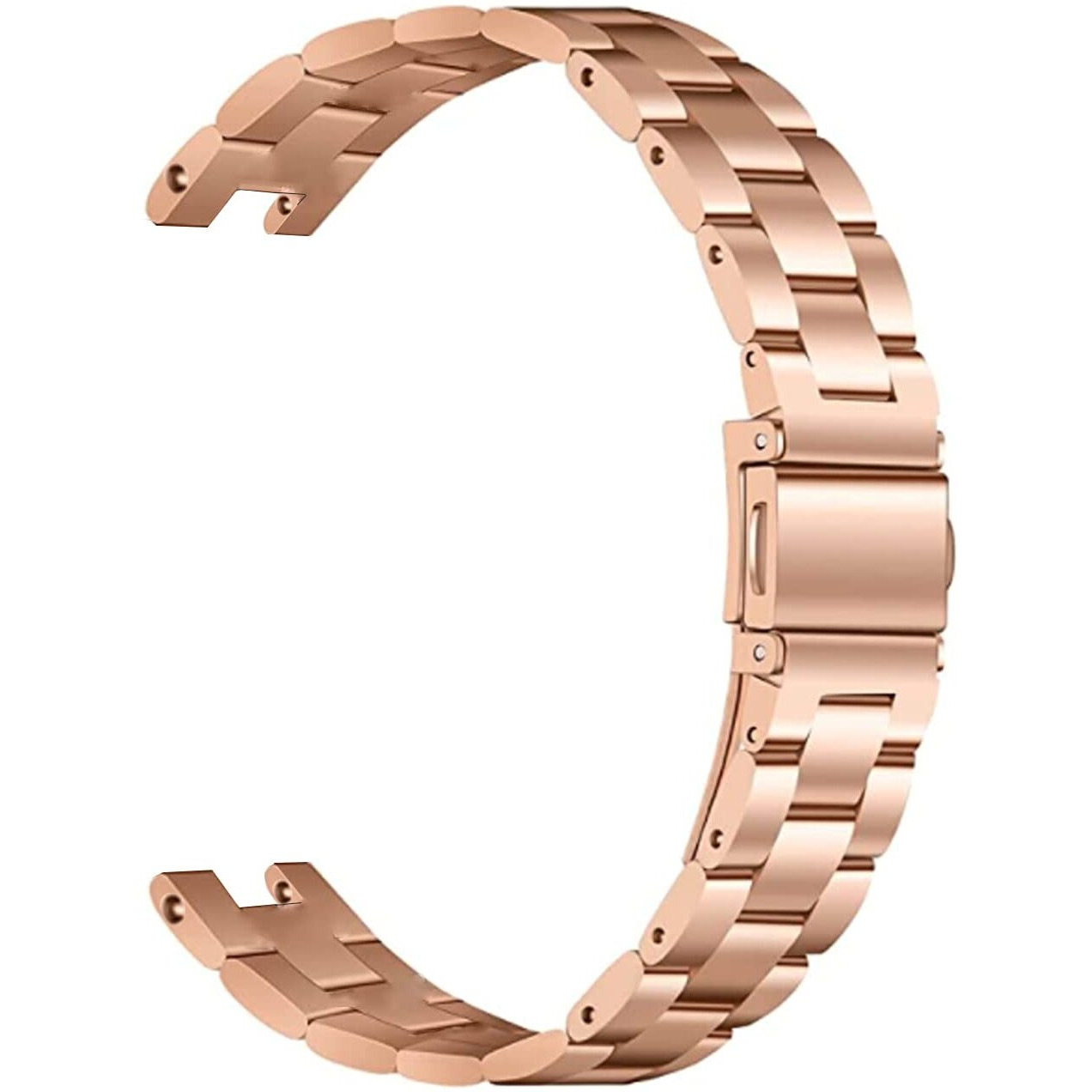 Eanwireless Compatible For Garmin Lily Band  Metal Classic Stainless Steel Replacement Slim Accessory Fit For Garmin Lily Smartwatch Women Dressy  Rose Gold