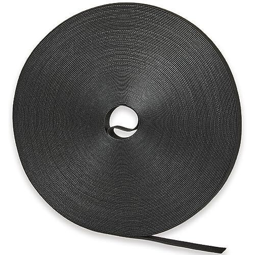 96 Ft X 1/2 Inch Hook And Loop Roll  Reusable Fastening Cable Ties  Multi-Purpose Cable Management Wire Ties Cable Straps For Organizing Home  Office And Data Centers