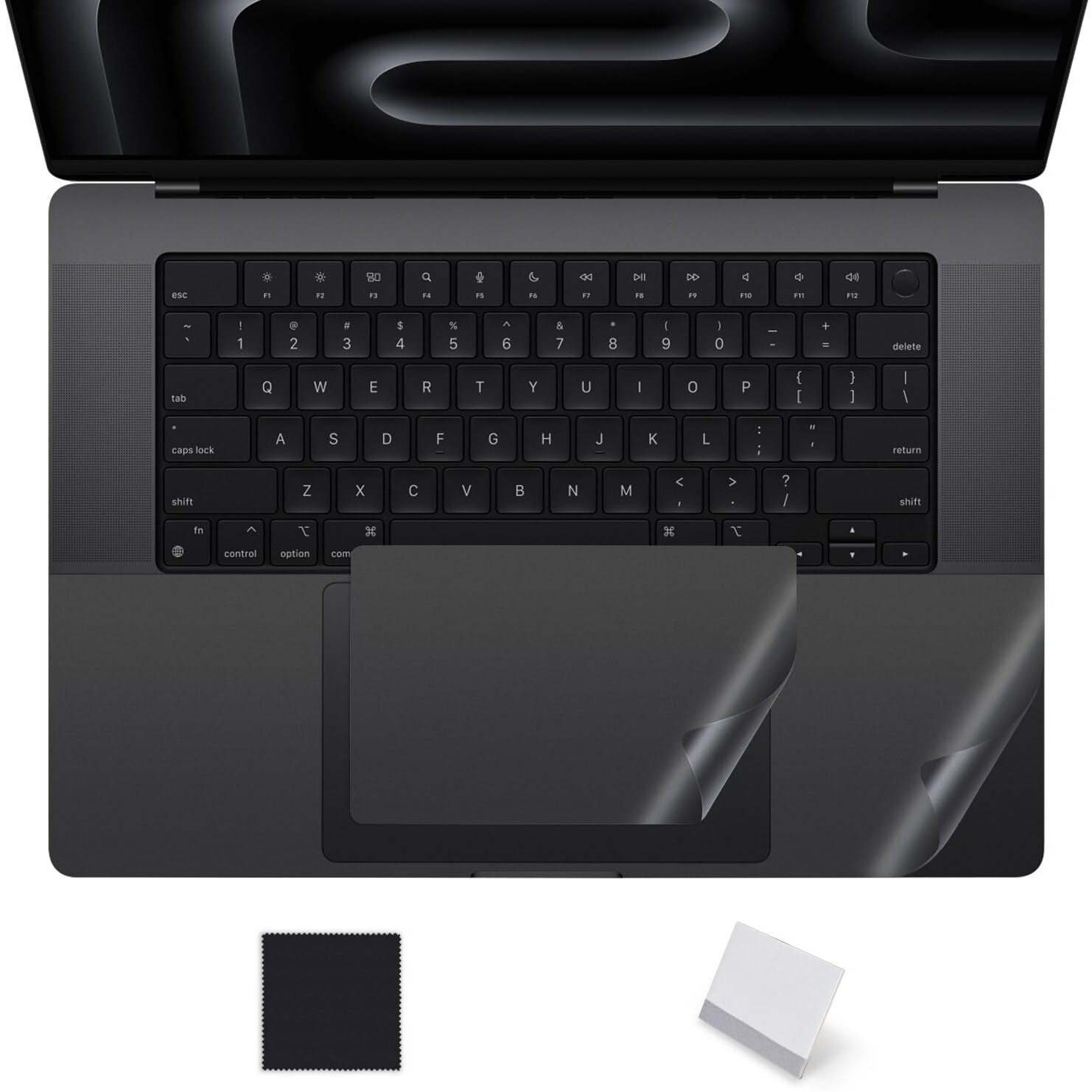 Palm Rest Cover Compatible With 2023 Macbook Pro 16 Inch M3 Chip A2991 Trackpad Protector Touch Pad Cover Skin For 2023 Apple Macbook Pro 16 Inch M3 Chip A2991 Touchpad Cover Accessories  Space Black