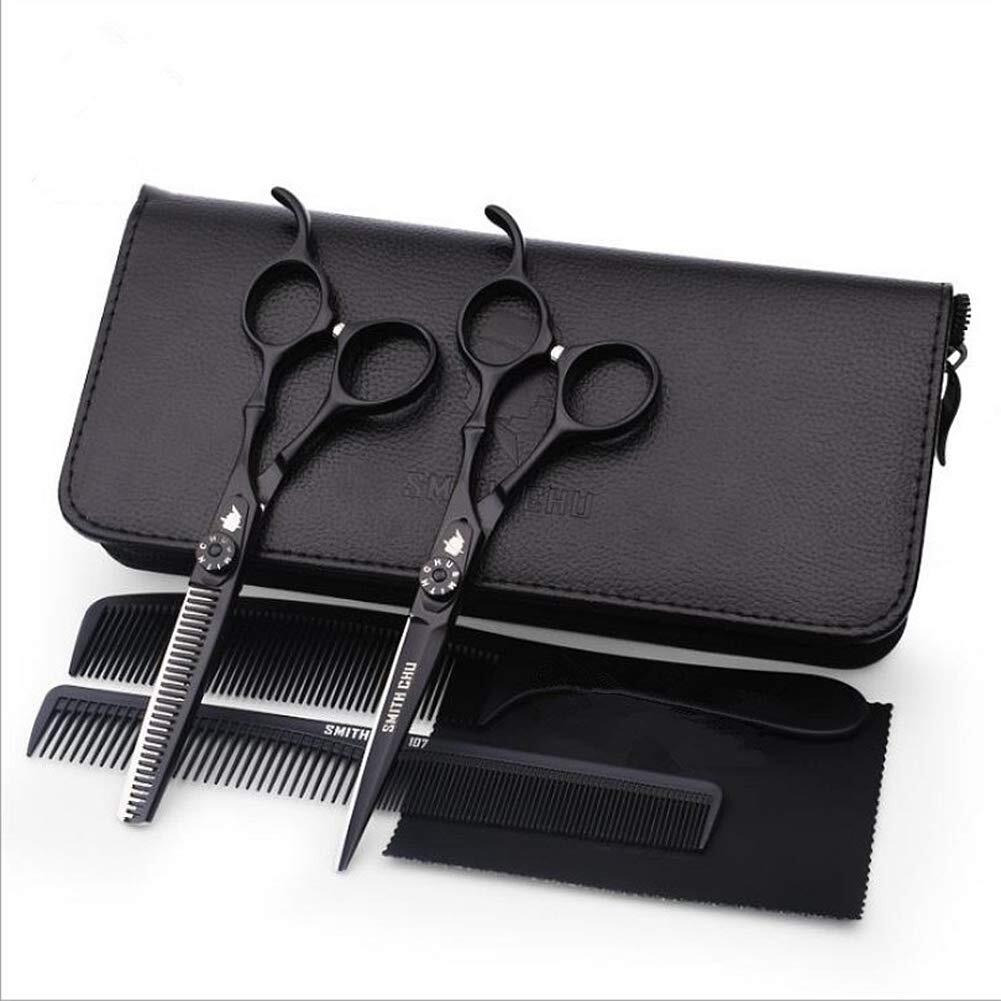 6.0 Inch Professional Hair Cutting Shears/Scissors And Barber Thinning/Texturing Scissor With Scissor Bag And Hair Comb