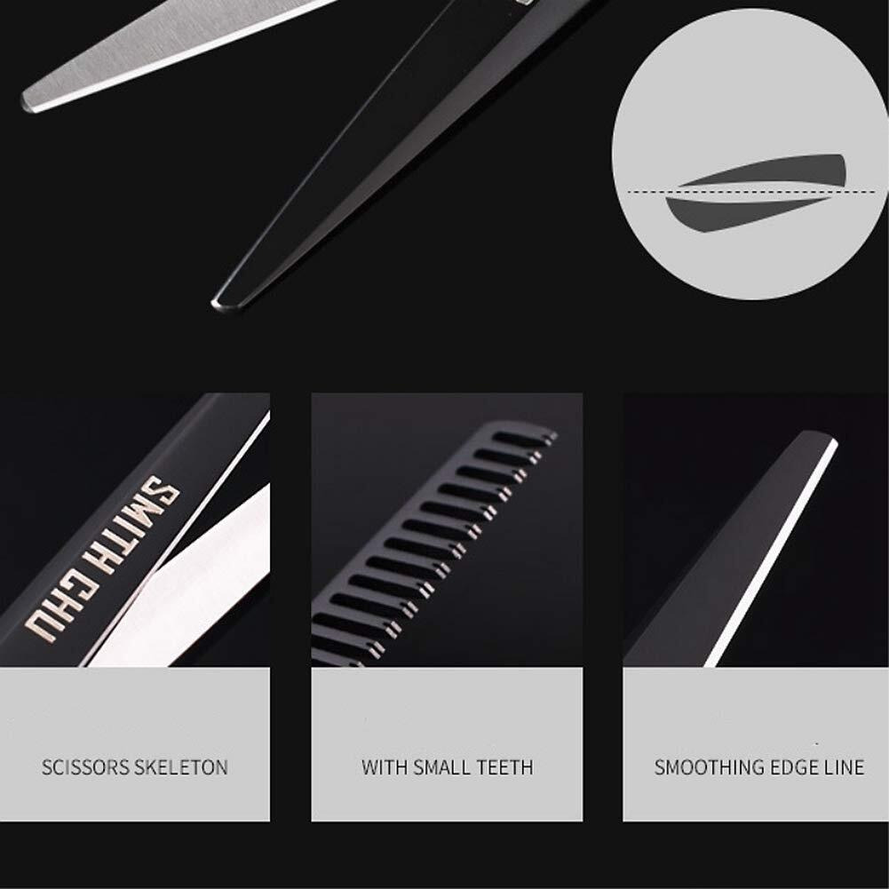 6.0 Inch Professional Hair Cutting Shears/Scissors And Barber Thinning/Texturing Scissor With Scissor Bag And Hair Comb