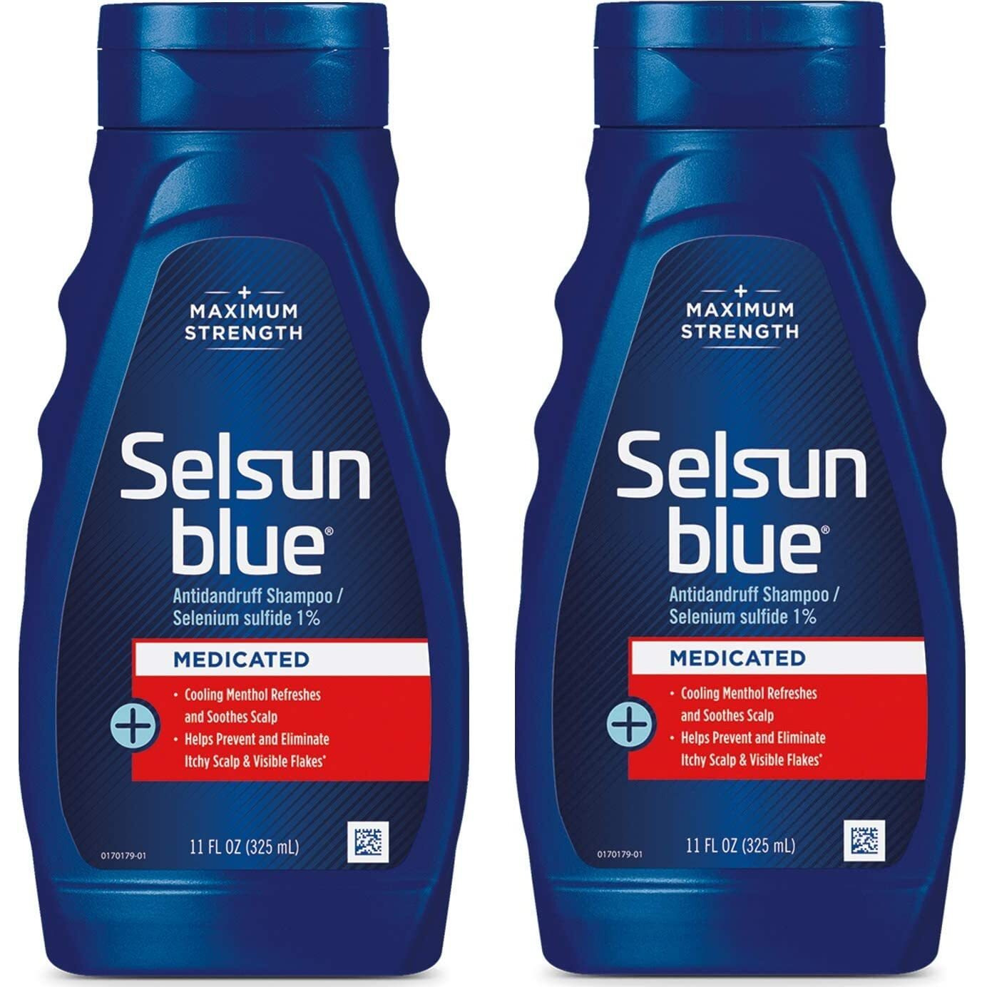 Selsun Blue Men's Care Medicated Antidandruff Shampoo  Maximum Strength Scalp Treatment With Selenium Sulfide  11 Fl. Oz.