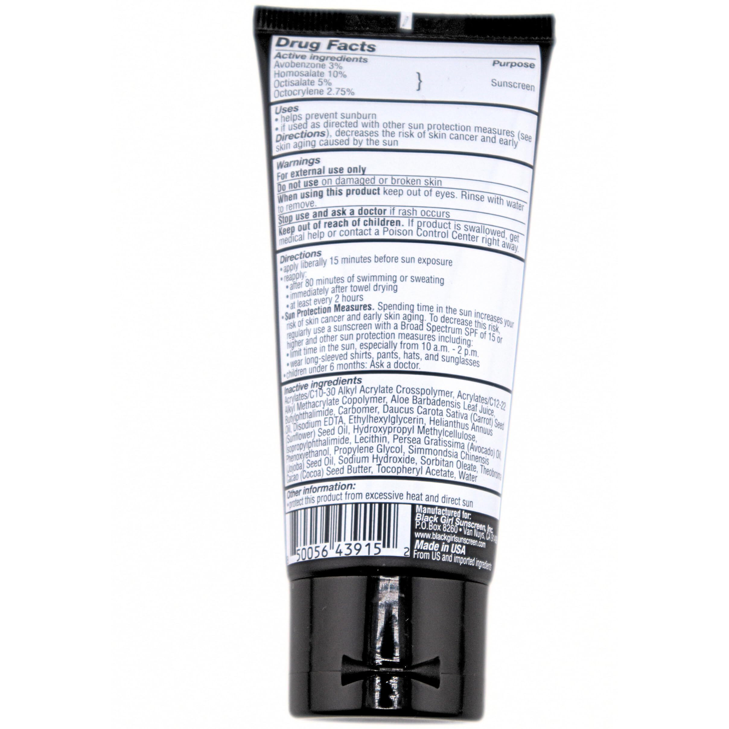 Black Girl Sunscreen - Face & Body Moisturizing Sunscreen Lotion Spf 30 For Melanin Rich Skin  Leaves No White Cast (Spf-30-4Oz)