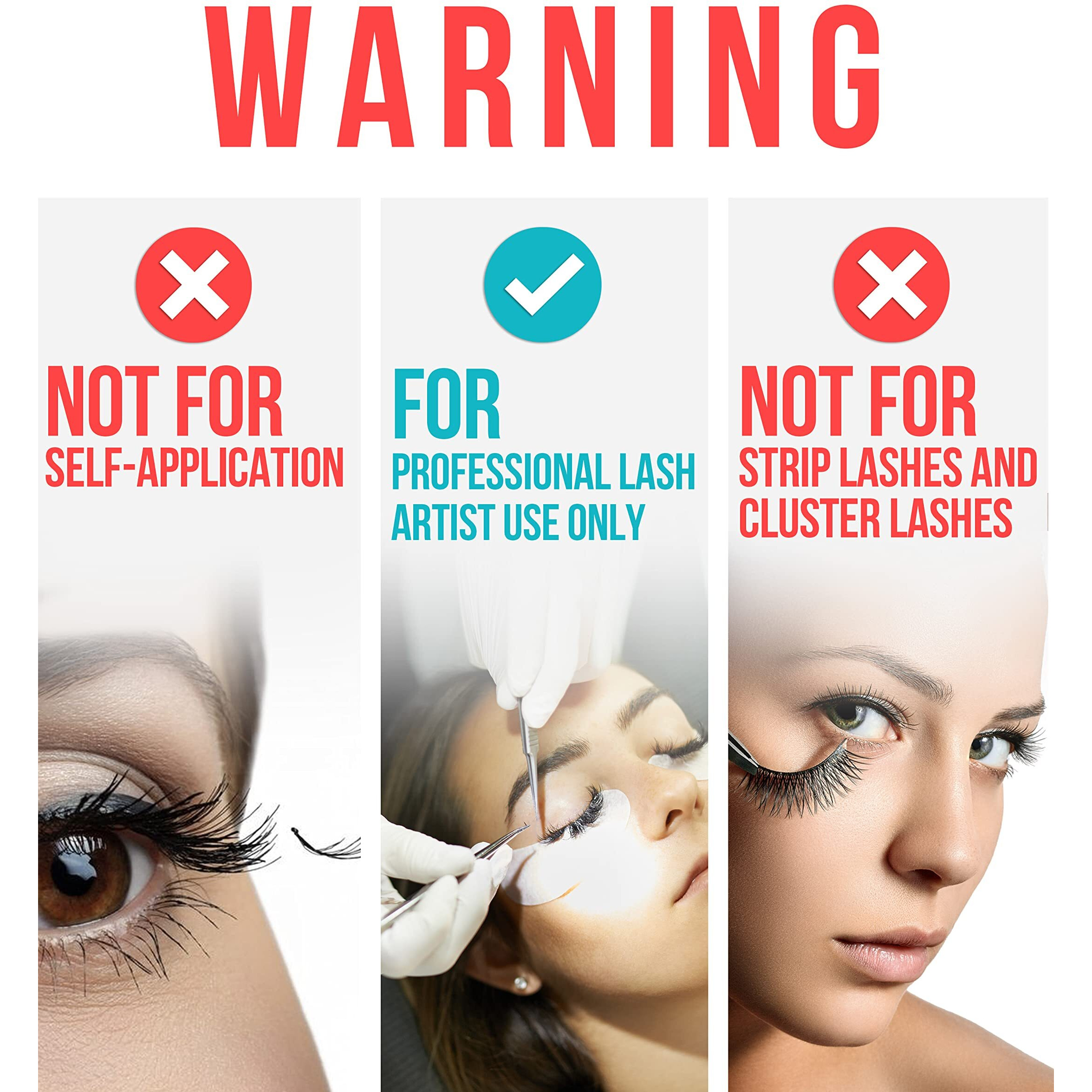 Extra Strong Evolution Eyelash Extension Glue Stacy Lash (0.34 Fl.Oz/10 Ml)/1-2 Sec Dry/Retention - 8 Weeks/Professional Supplies/Black Adhesive