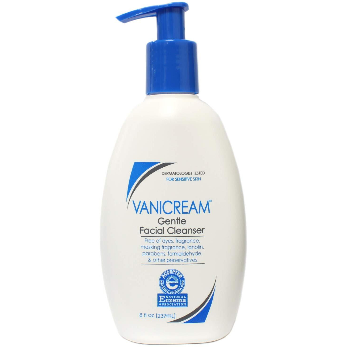 Vanicream Gentle Facial Cleanser For Sensitive Skin  8 Fl Oz Pack Of 2
