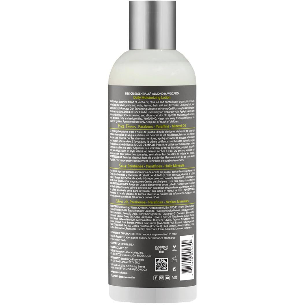 Design Essentials Natural Almond & Avocado  Moisturizing & Detangling Leave-In Conditioner  12 Ounce