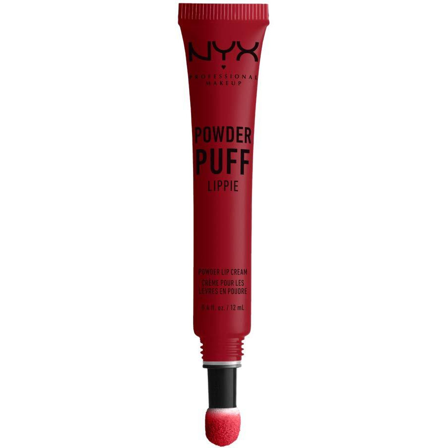 Nyx Professional Makeup Powder Puff Lippie Lip Cream  Liquid Lipstick - Group Love (True Red)
