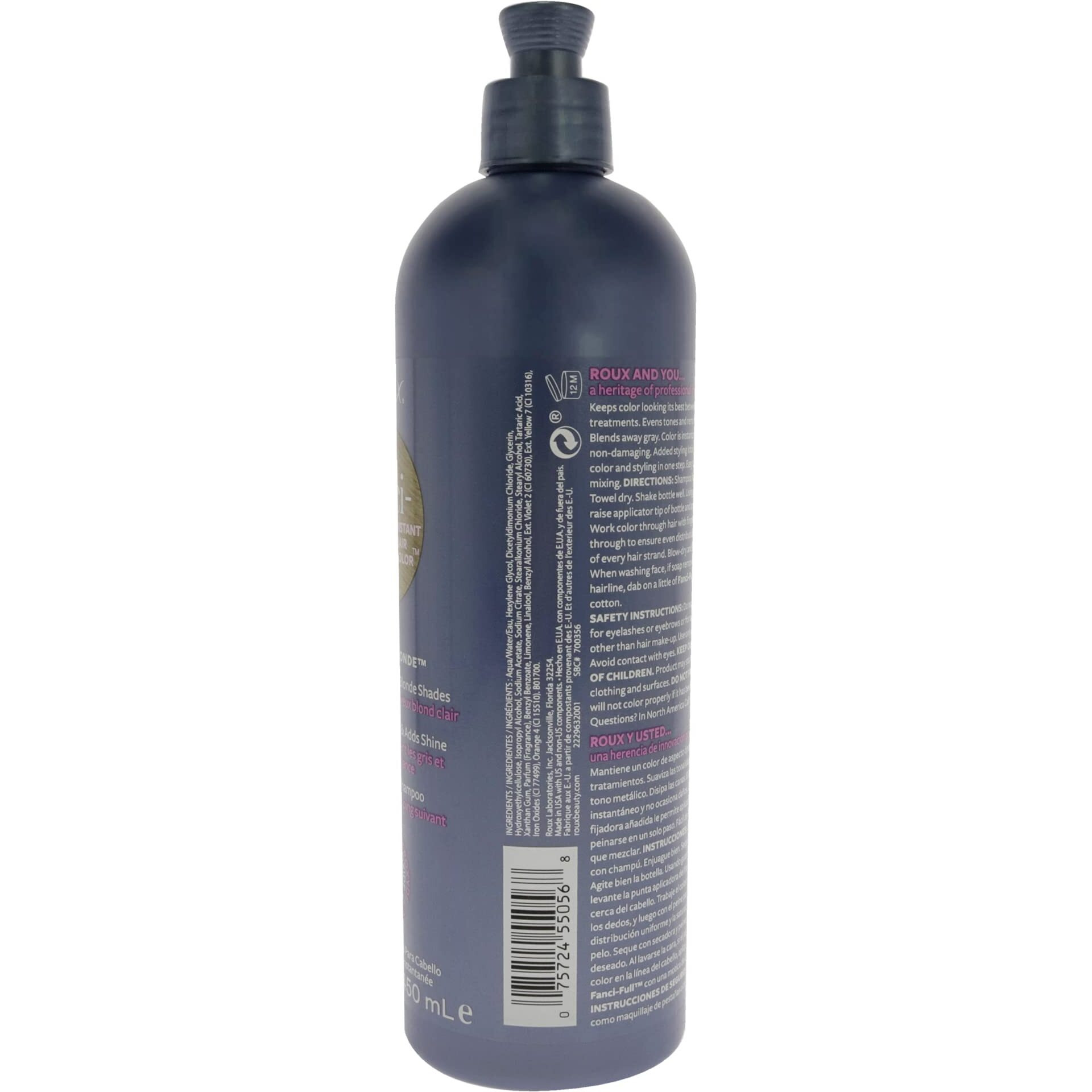 Roux Fanci-Full Rinse Instant Hair Color - 56 Bashful Blonde Hair Color Unisex 15.2 Oz