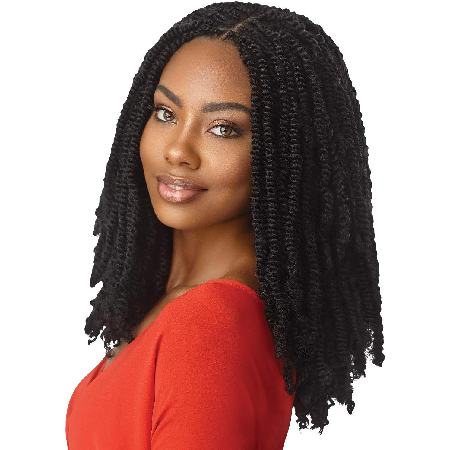 Multi Pack Deals Outre Synthetic Braid - X Pression Twisted Up Springy Afro Twist 16 (5-Pack  2T1B/27)