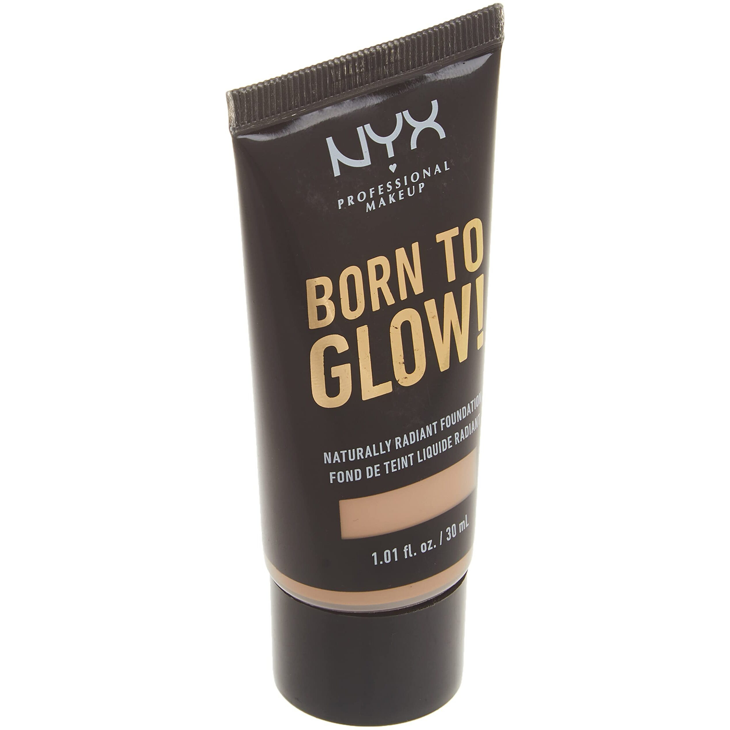 Nyx Professional Makeup Born To Glow Naturally Radiant Foundation  Medium Coverage - Porcelain