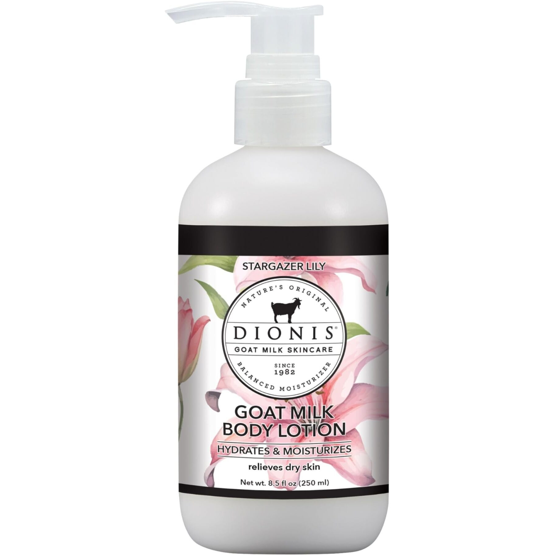 Dionis - Goat Milk Skincare Scented Lotion (8.5 Oz) - Made In The Usa - Cruelty-Free And Paraben-Free (Stargazer Lily)