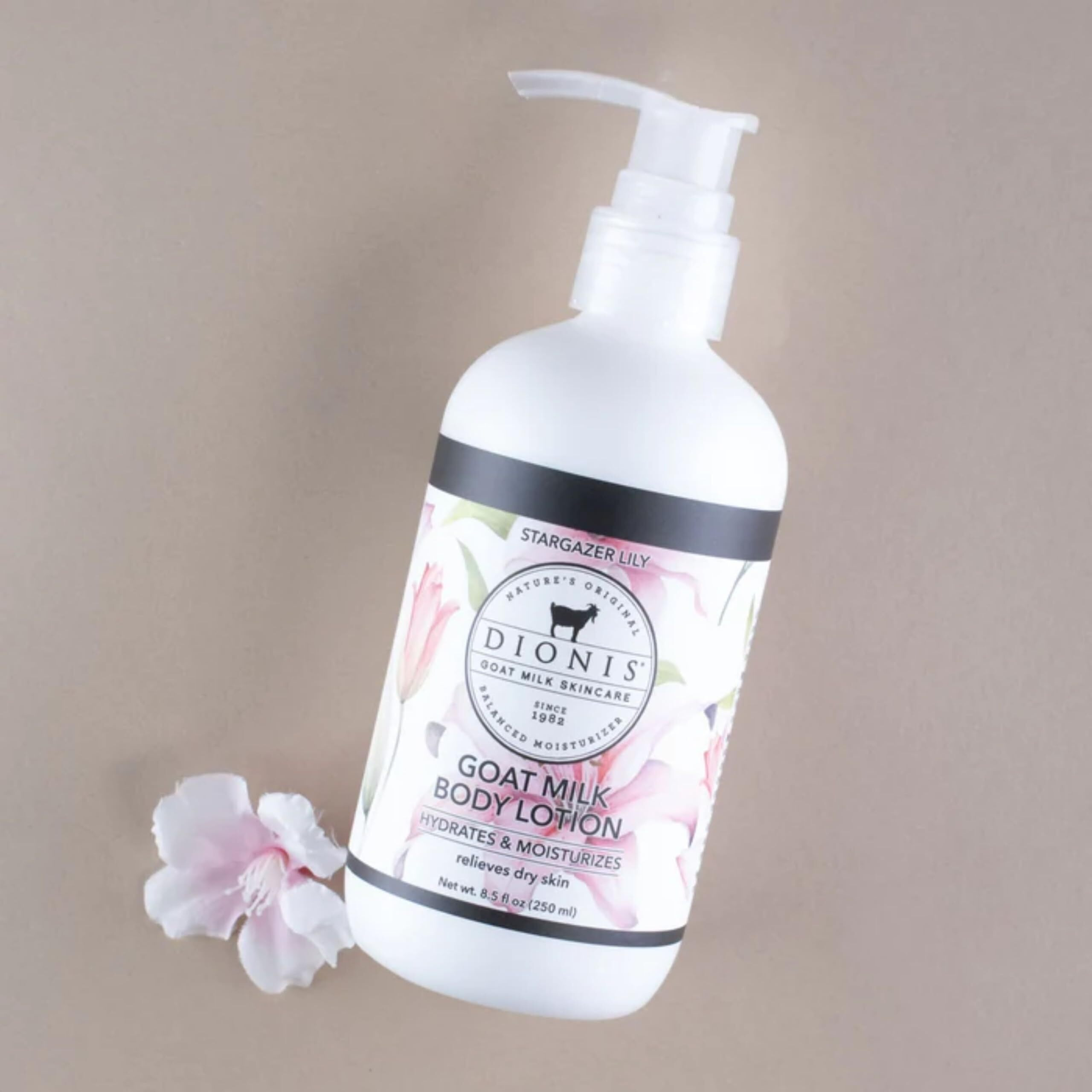 Dionis - Goat Milk Skincare Scented Lotion (8.5 Oz) - Made In The Usa - Cruelty-Free And Paraben-Free (Stargazer Lily)