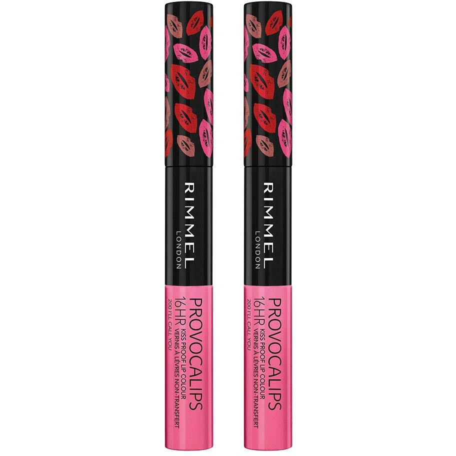 Rimmel Provocalips Lip Colour  I'Ll Call You  0.14 Fluid Ounce (Pack Of 2)