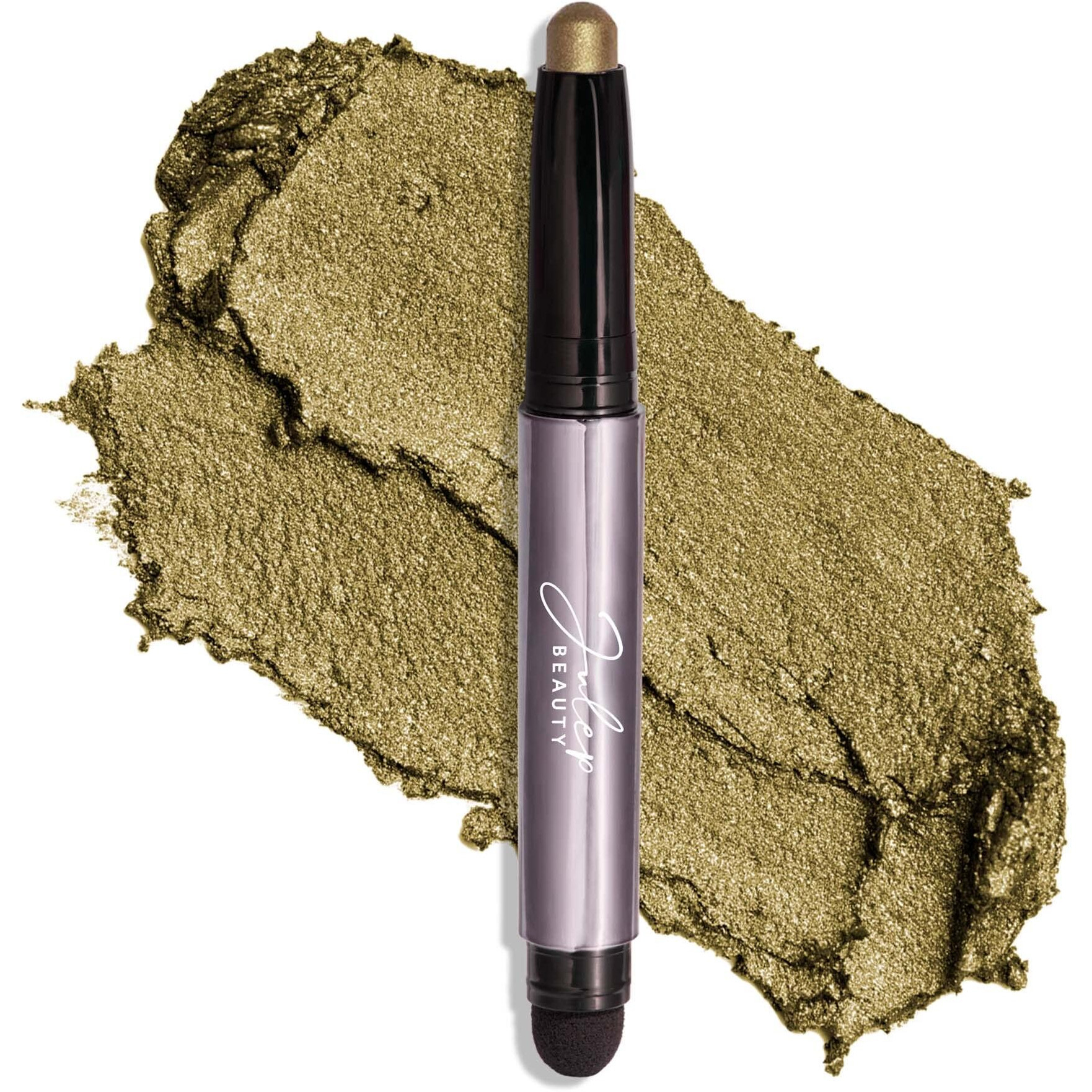 Julep Eyeshadow 101 Crme To Powder Waterproof Eyeshadow Stick  Khaki Green Shimmer