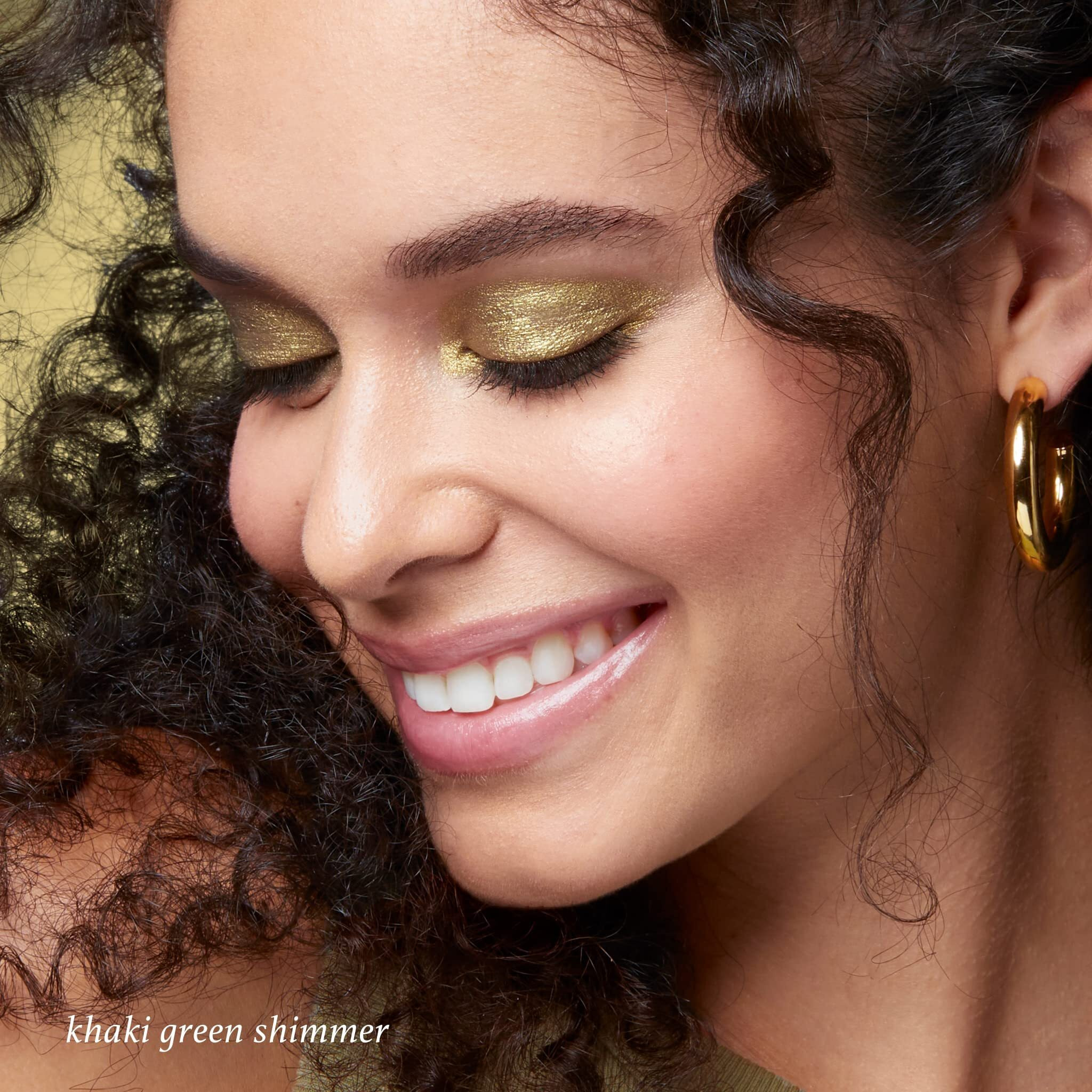 Julep Eyeshadow 101 Crme To Powder Waterproof Eyeshadow Stick  Khaki Green Shimmer