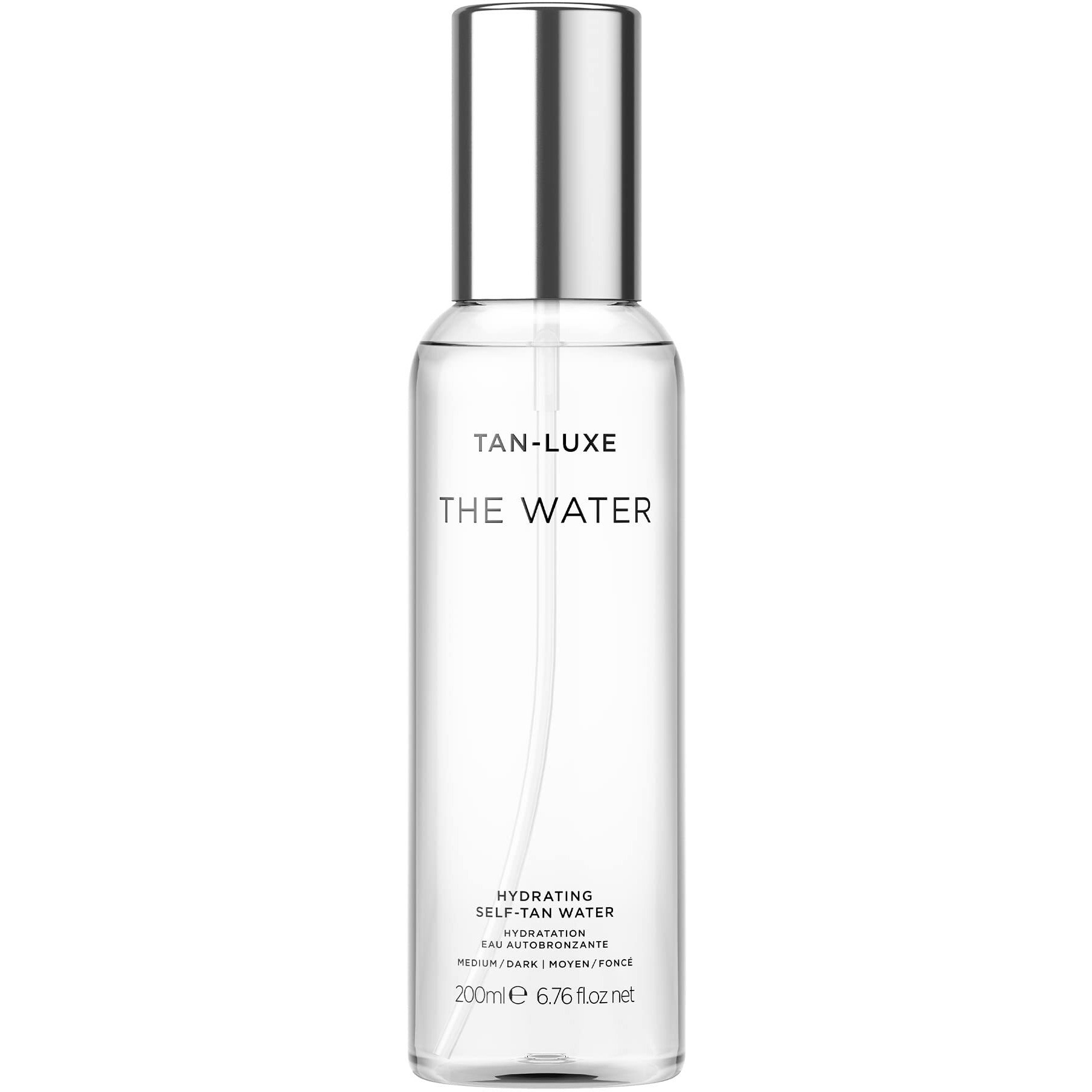Tan-Luxe The Water - Medium/Dark - The Water Hydrating Self Tanner Mist - Vitamin Infused  Hydrating Tanning Water Mist - Cruelty & Toxin Free Spray Tanner