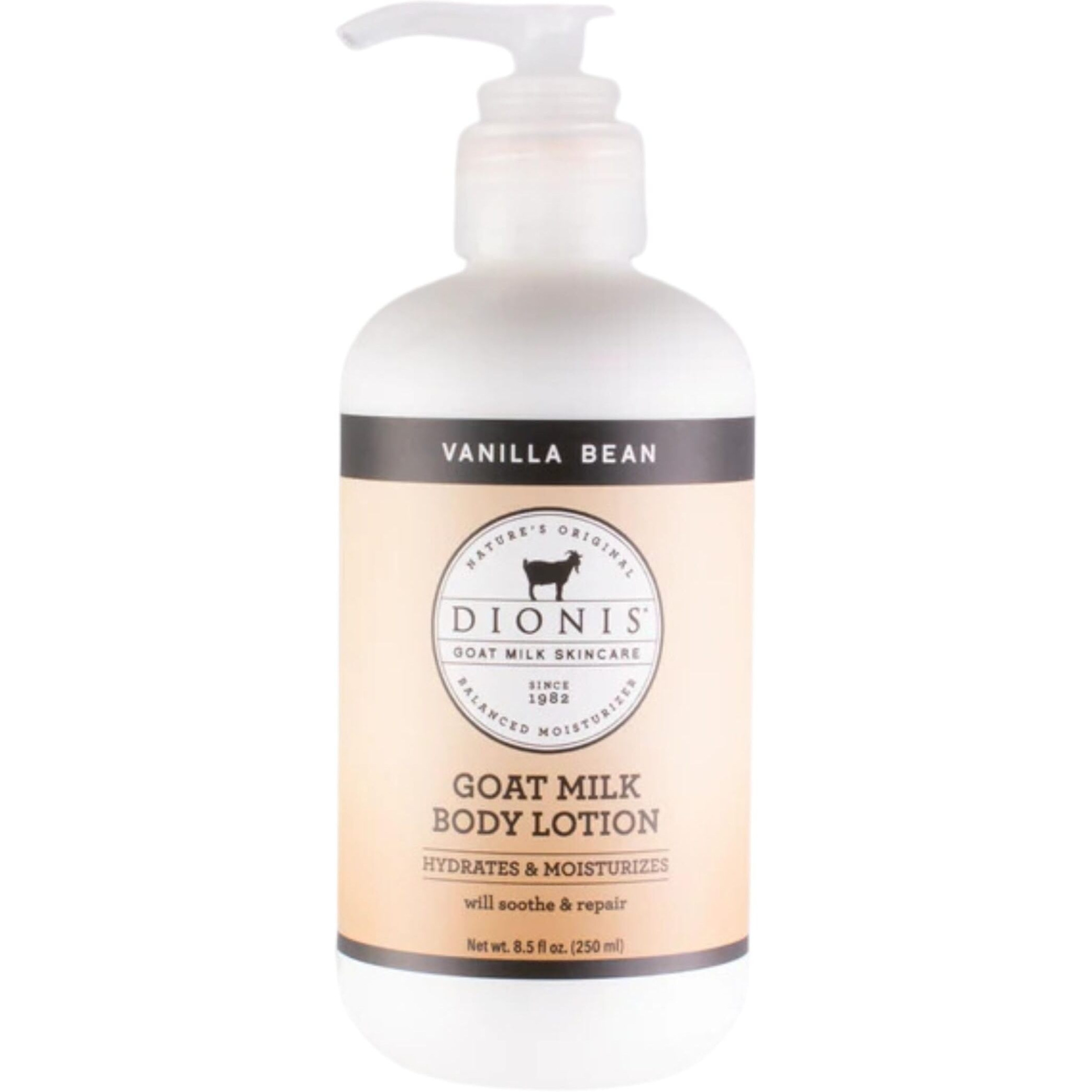 Dionis Goat Milk Hydrating Skincare Scented Cream  Rich & Creamy Daily Moisturizing Vanilla Bean Body Lotion For Dry Skin  Made In The Usa  Cruelty-Free & Paraben-Free  8.5 Oz Bottle