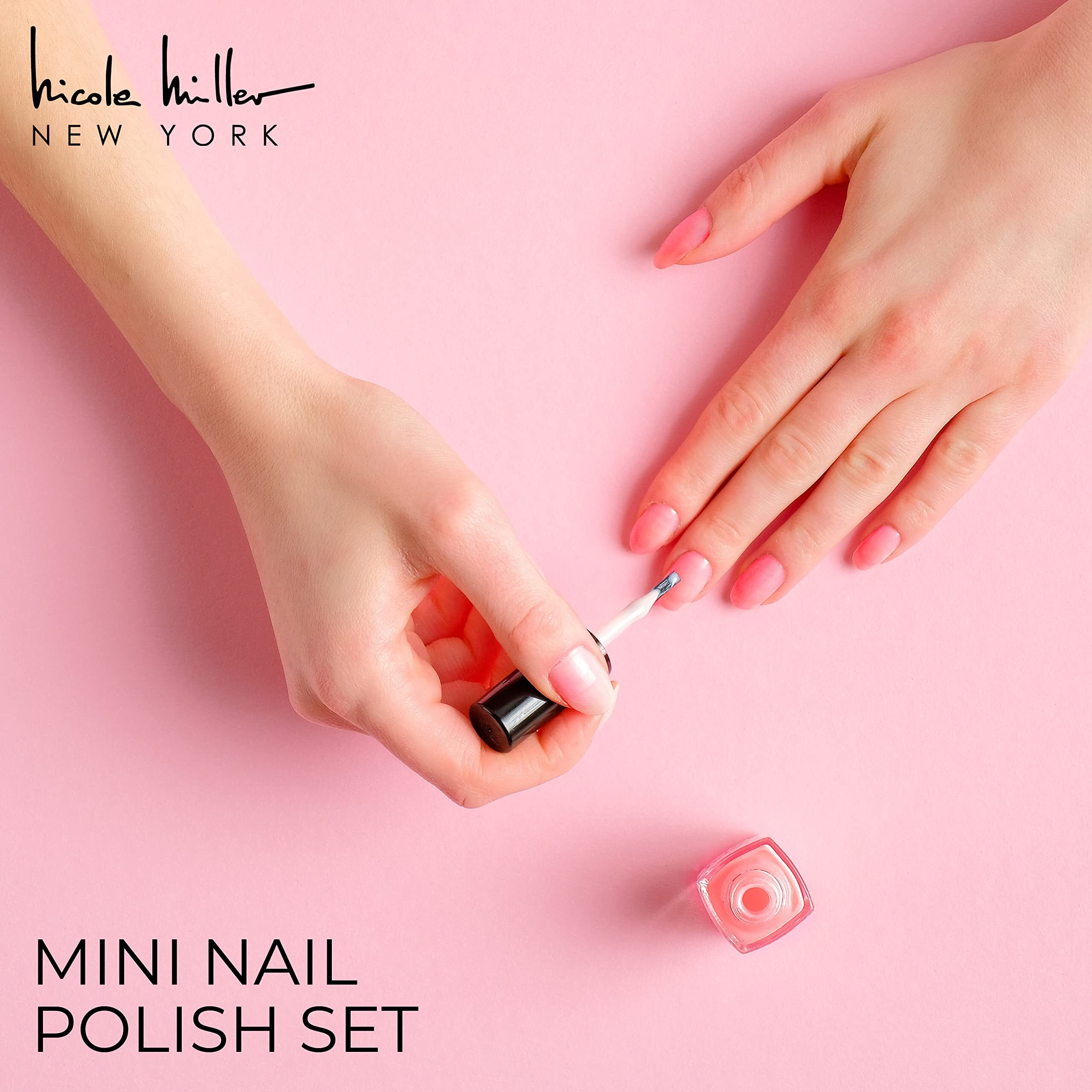 Nicole Miller Mini Nail Polish Set - 15 Glossy And Trendy Colors