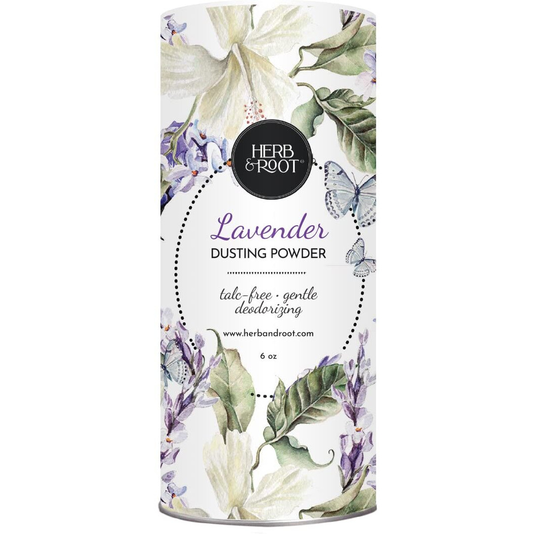 Lavender Talc Free Dusting Powders Made With Arrowroot  Soothing Oats  Zinc  And Magnesium. Free Of Baking Soda. For Chafing  Deodorizing  Sweating